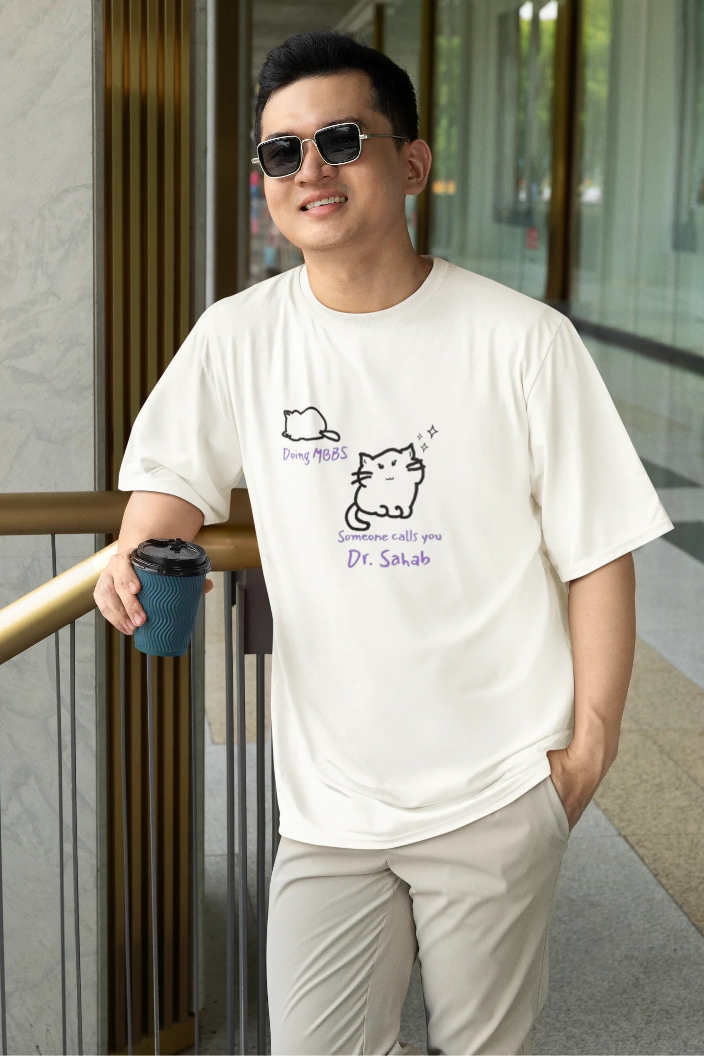Dr. Sahab | Medico |Dropped Sleeve Unisex Tee
