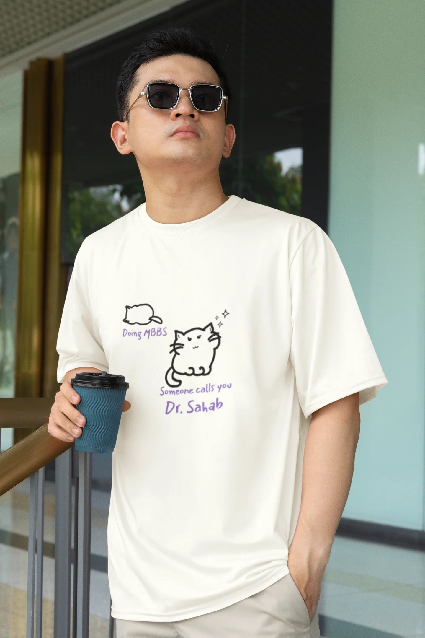 Dr. Sahab | Medico |Dropped Sleeve Unisex Tee