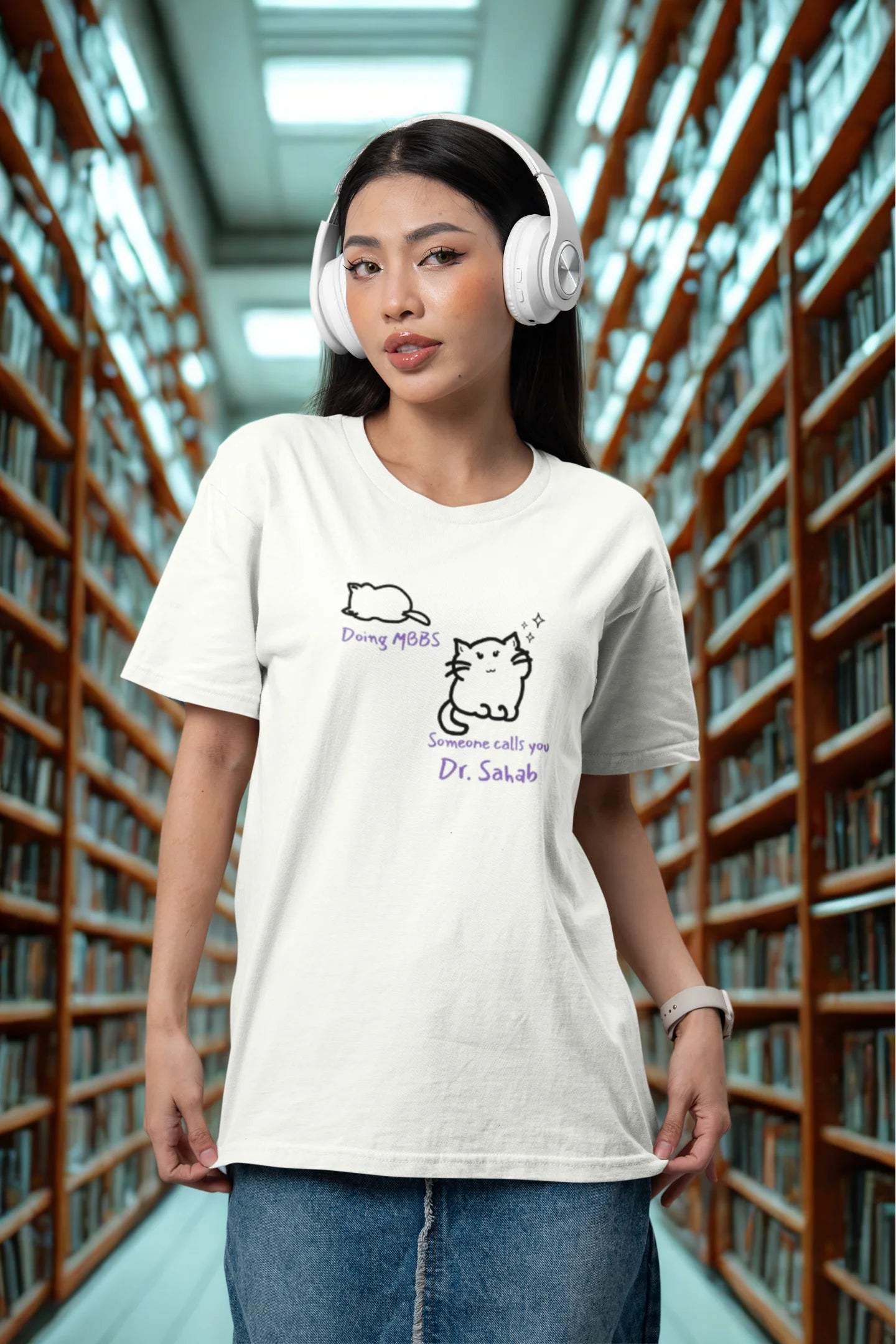 Dr. Sahab | Medico |Dropped Sleeve Unisex Tee
