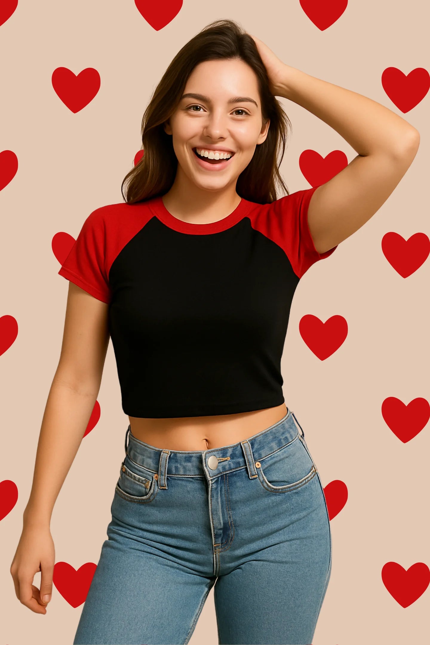 Plain Solid | Shaw tees | Slim Fit Crop Top