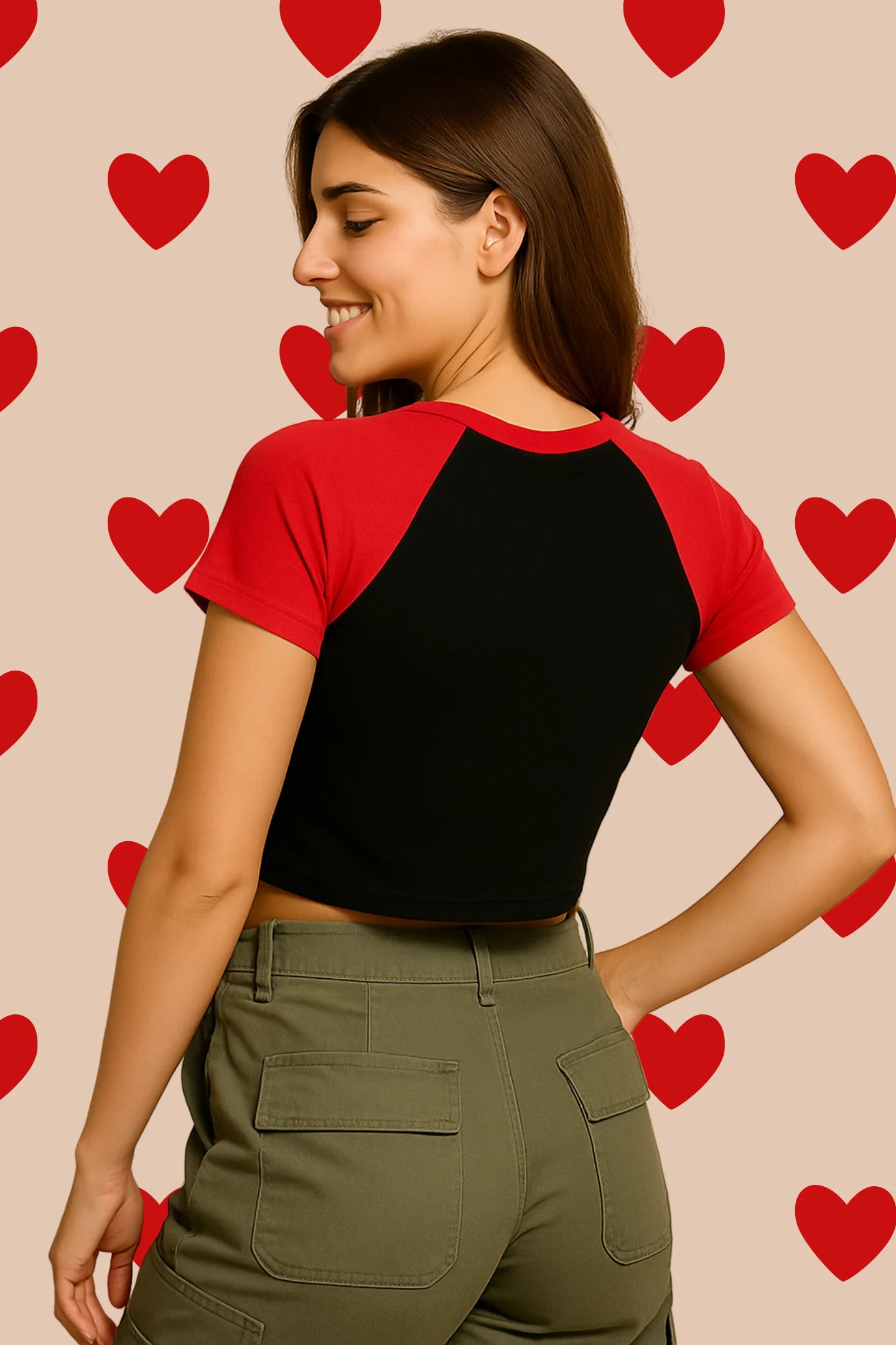 Plain Solid | Shaw tees | Slim Fit Crop Top