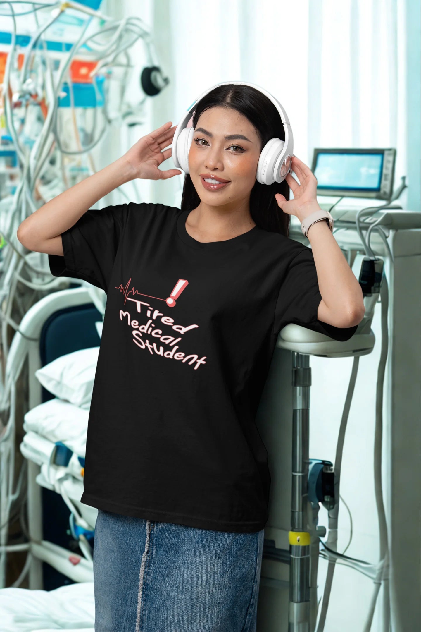 Tired Medico | Medico | Dropped Sleeve Unisex Tee