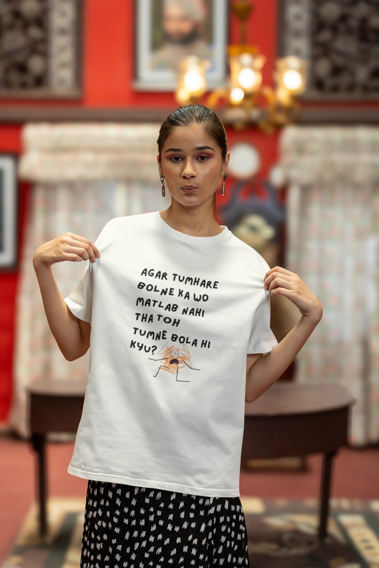 Tumne Bola Hi Kyun? | Memes | Dropped Sleeve Unisex Tee