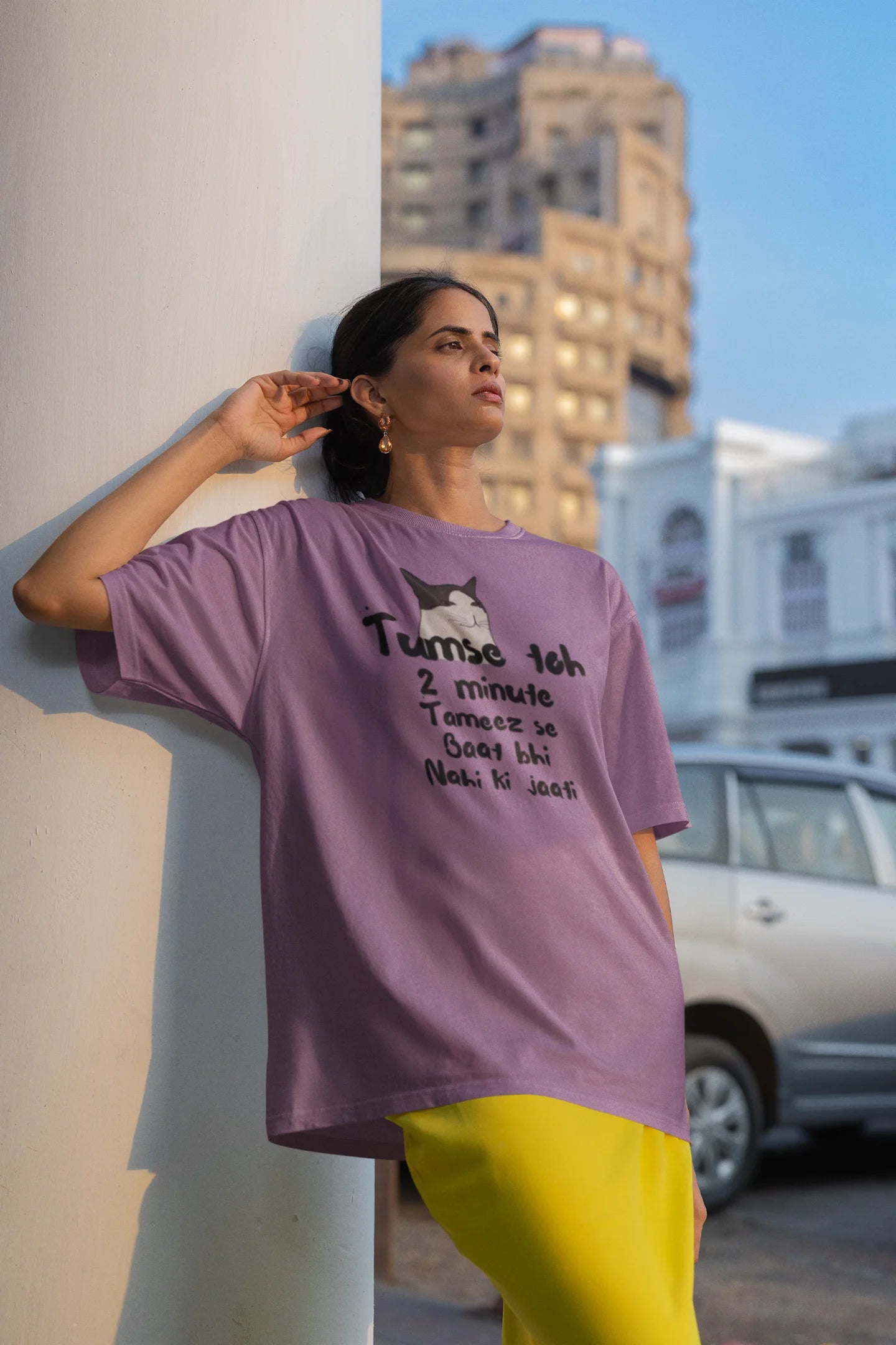 Tameez Se Baat | Memes | Dropped Sleeve Unisex Tee