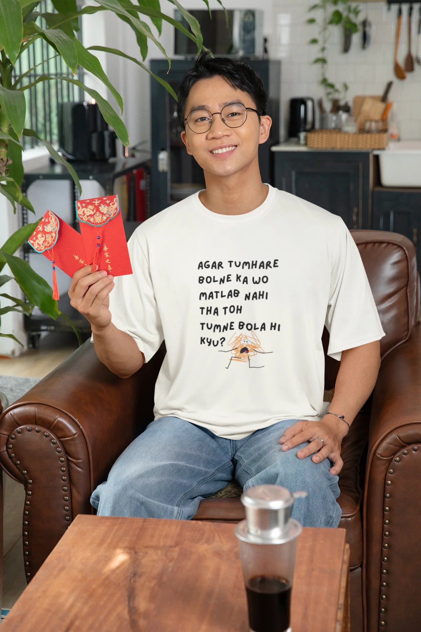Tumne Bola Hi Kyun? | Memes | Dropped Sleeve Unisex Tee