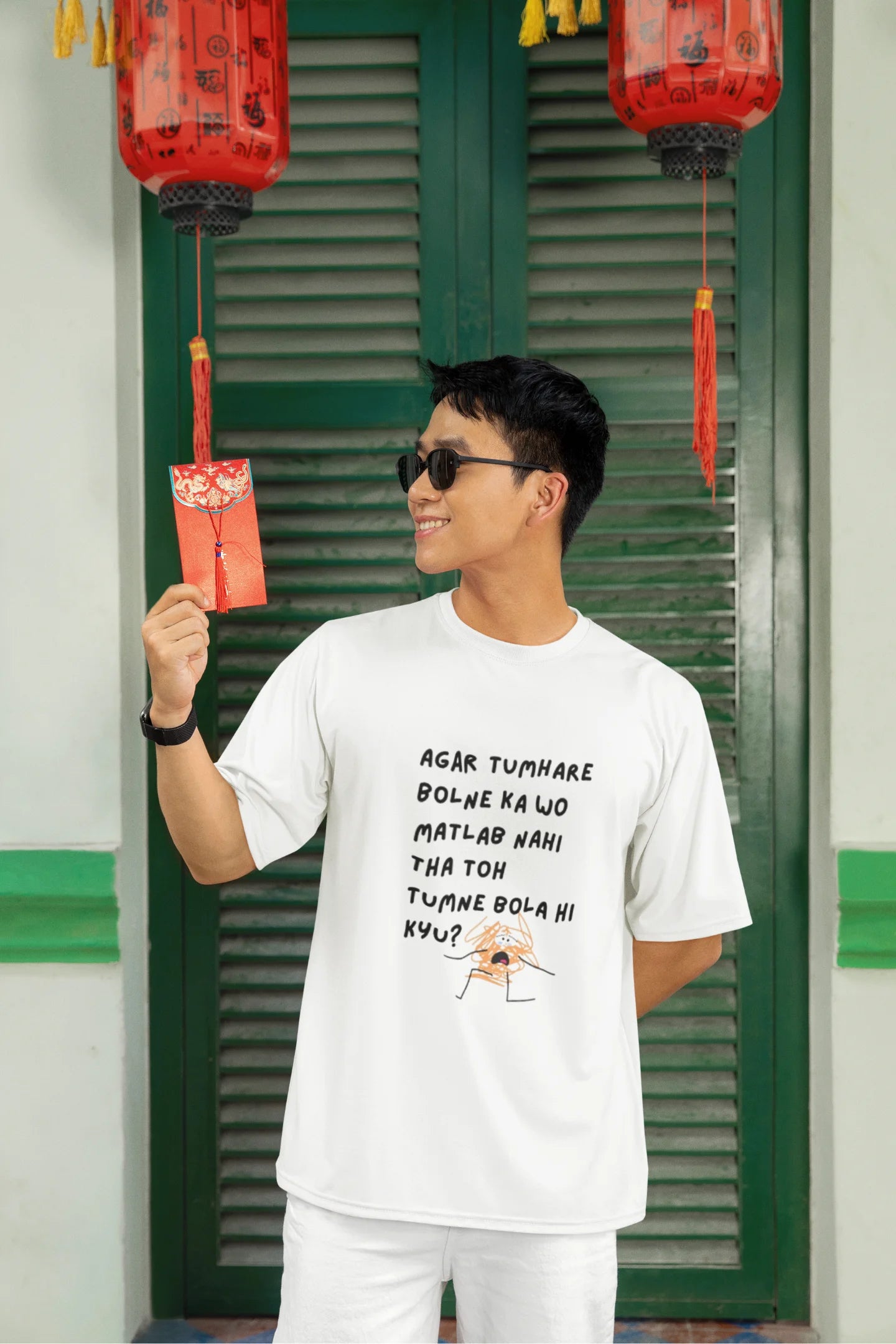 Tumne Bola Hi Kyun? | Memes | Dropped Sleeve Unisex Tee
