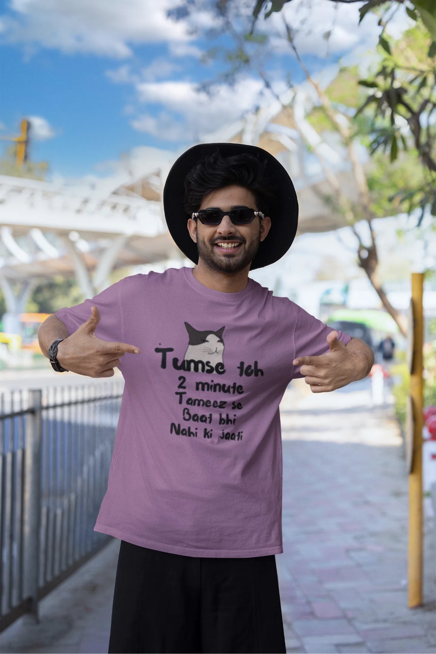 Tameez Se Baat | Memes | Dropped Sleeve Unisex Tee