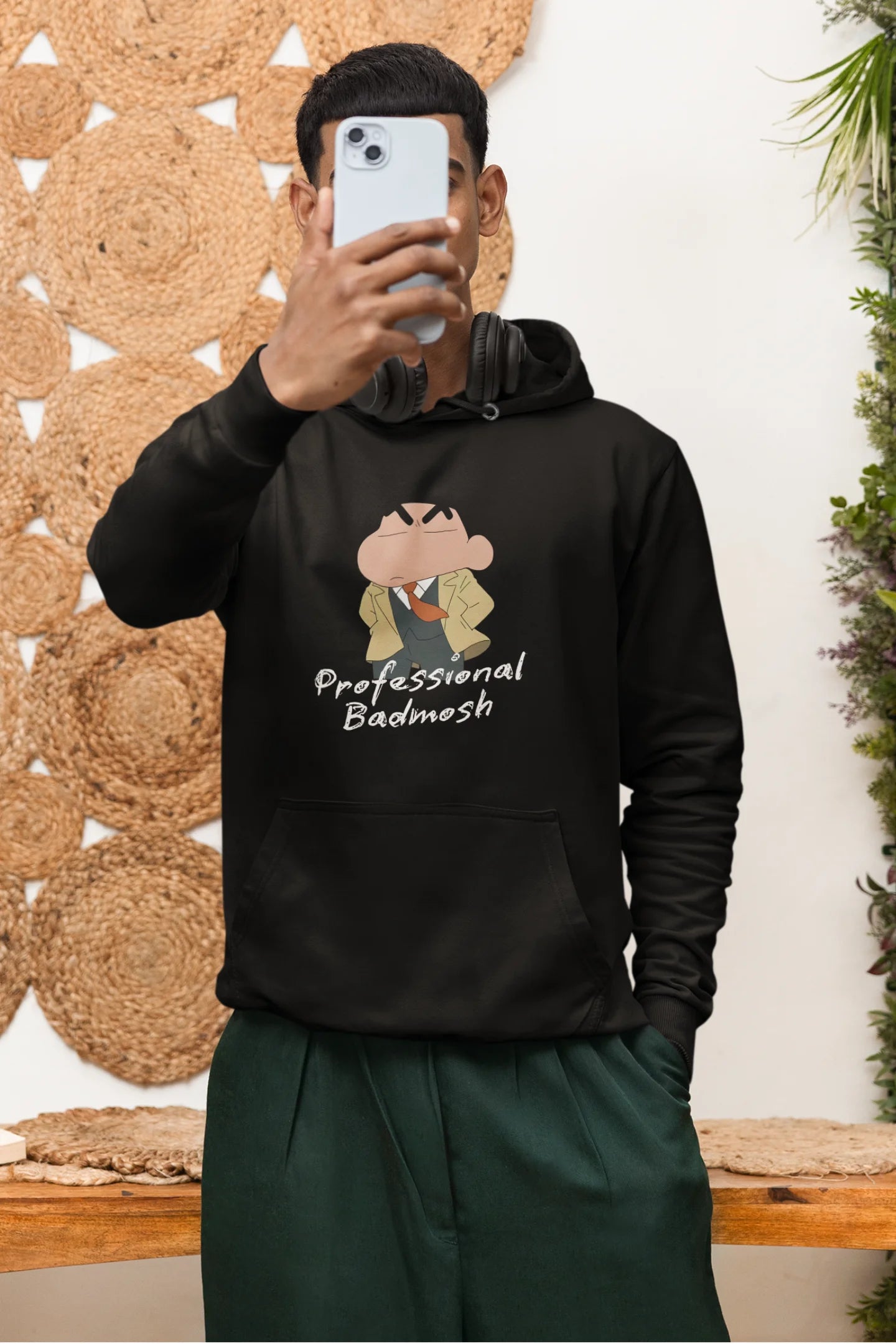 Professional Badmosh | Shinchan | Premium Unisex Winter Hoodie