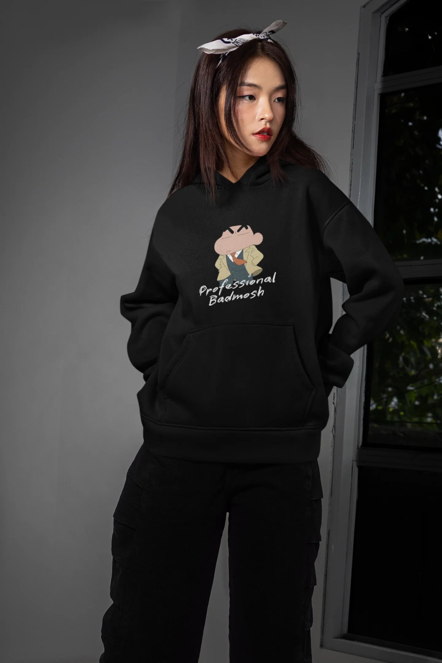 Professional Badmosh | Shinchan | Premium Unisex Winter Hoodie