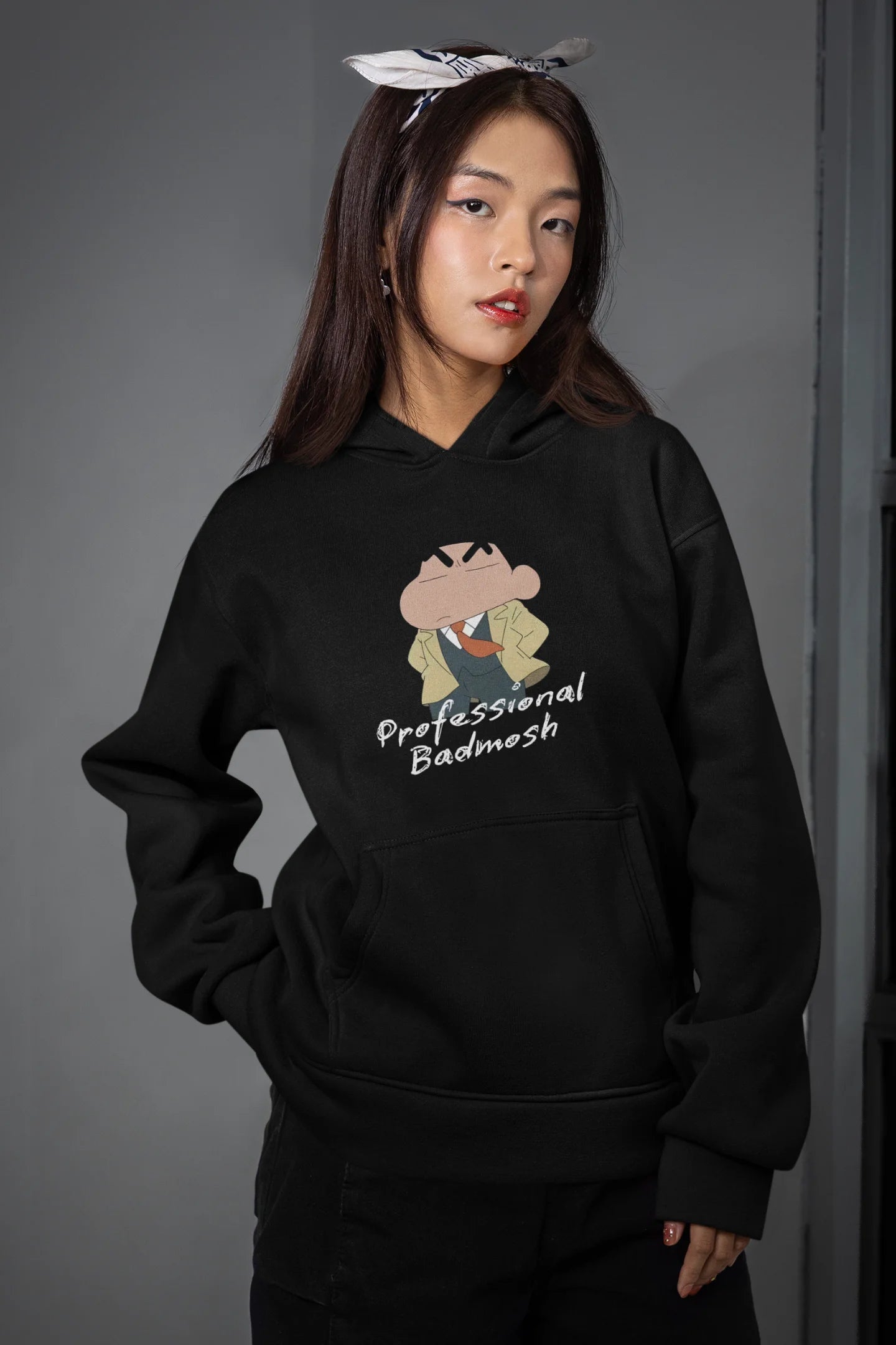 Professional Badmosh | Shinchan | Premium Unisex Winter Hoodie