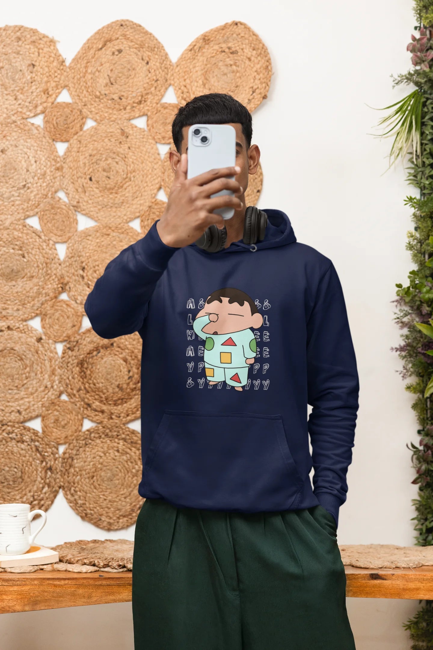 Always Sleepy | Shinchan | Premium Unisex Winter Hoodie