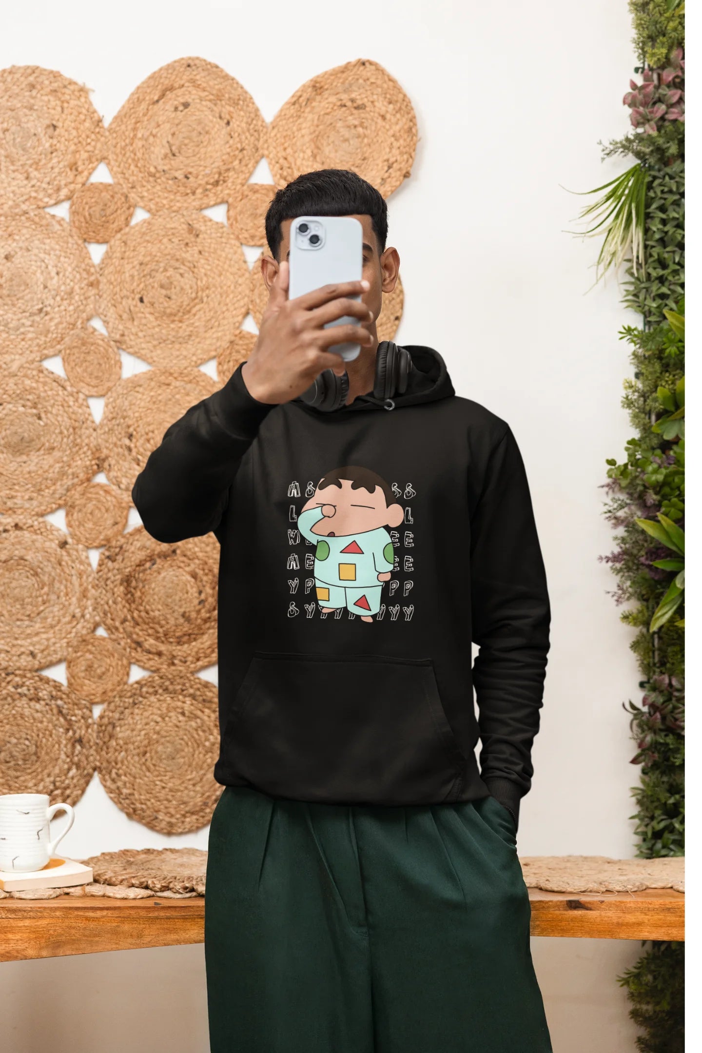 Always Sleepy | Shinchan | Premium Unisex Winter Hoodie