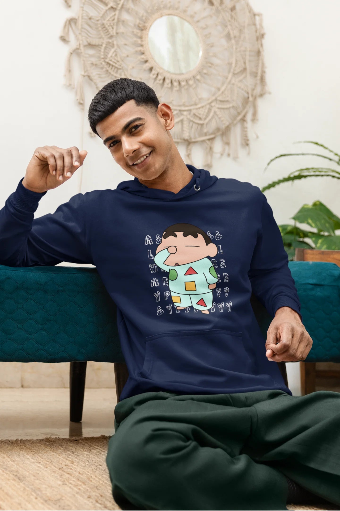 Always Sleepy | Shinchan | Premium Unisex Winter Hoodie