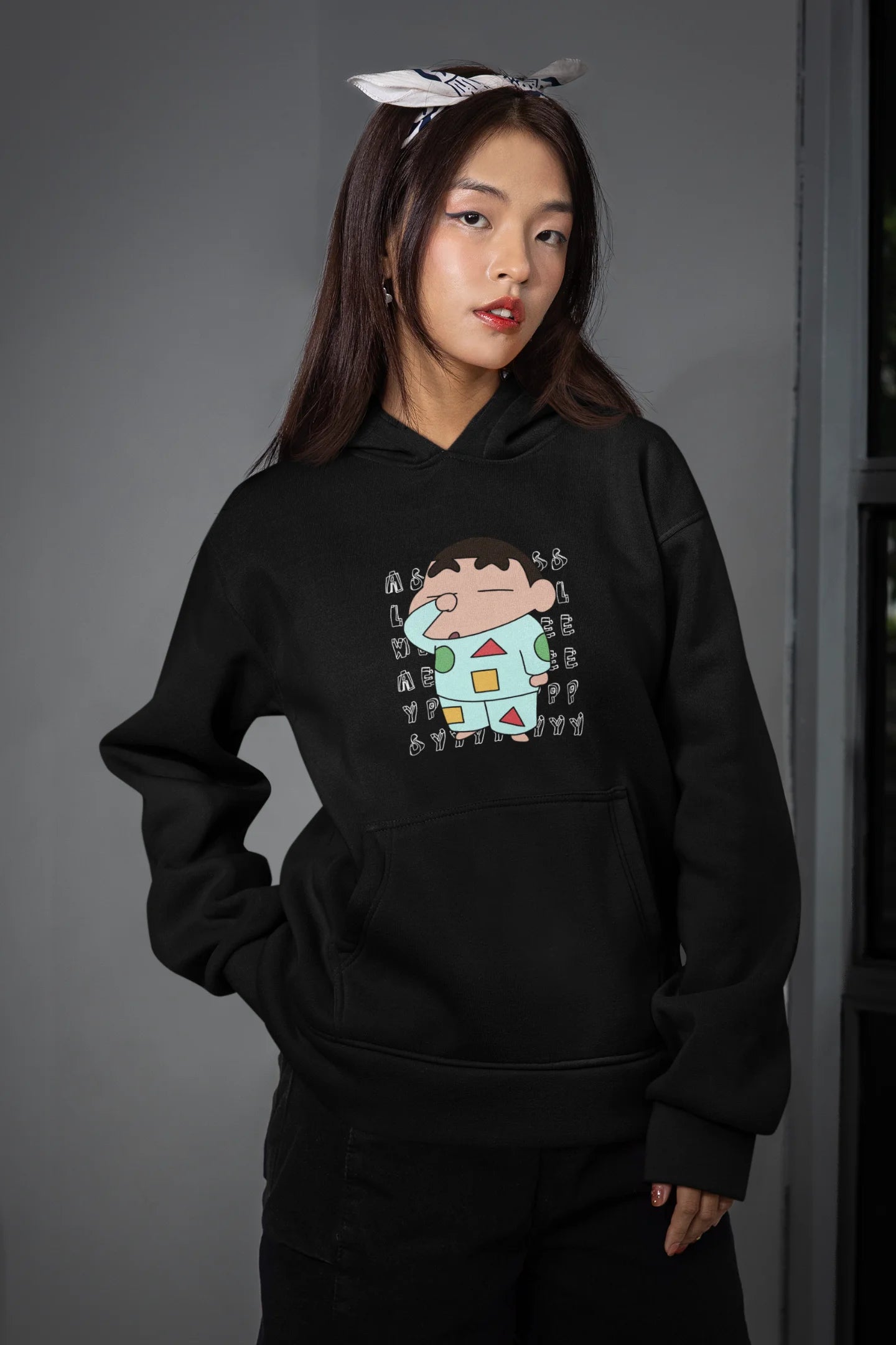 Always Sleepy | Shinchan | Premium Unisex Winter Hoodie