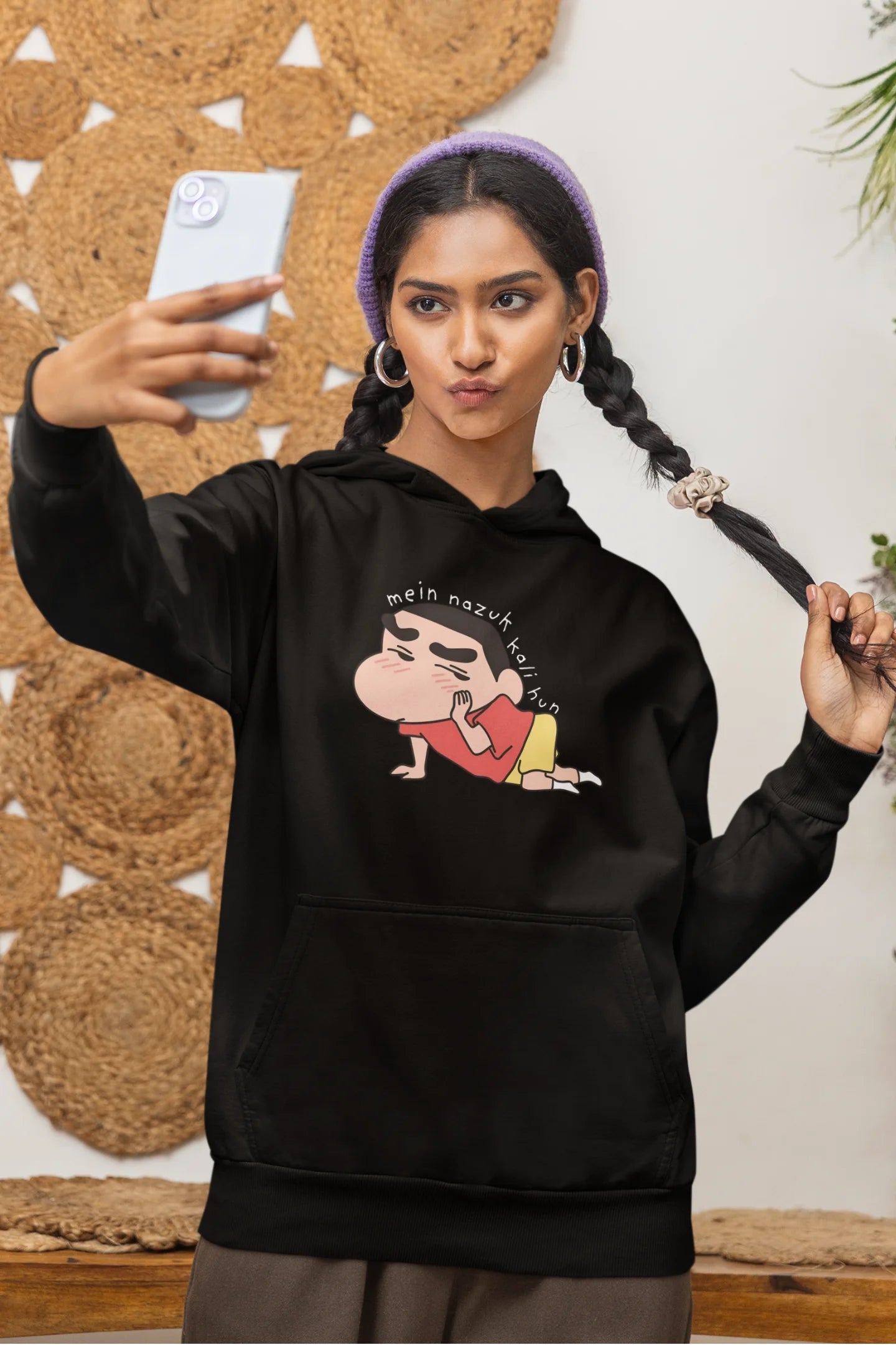Nazuk Kali | Shinchan | Premium Unisex Winter Hoodie