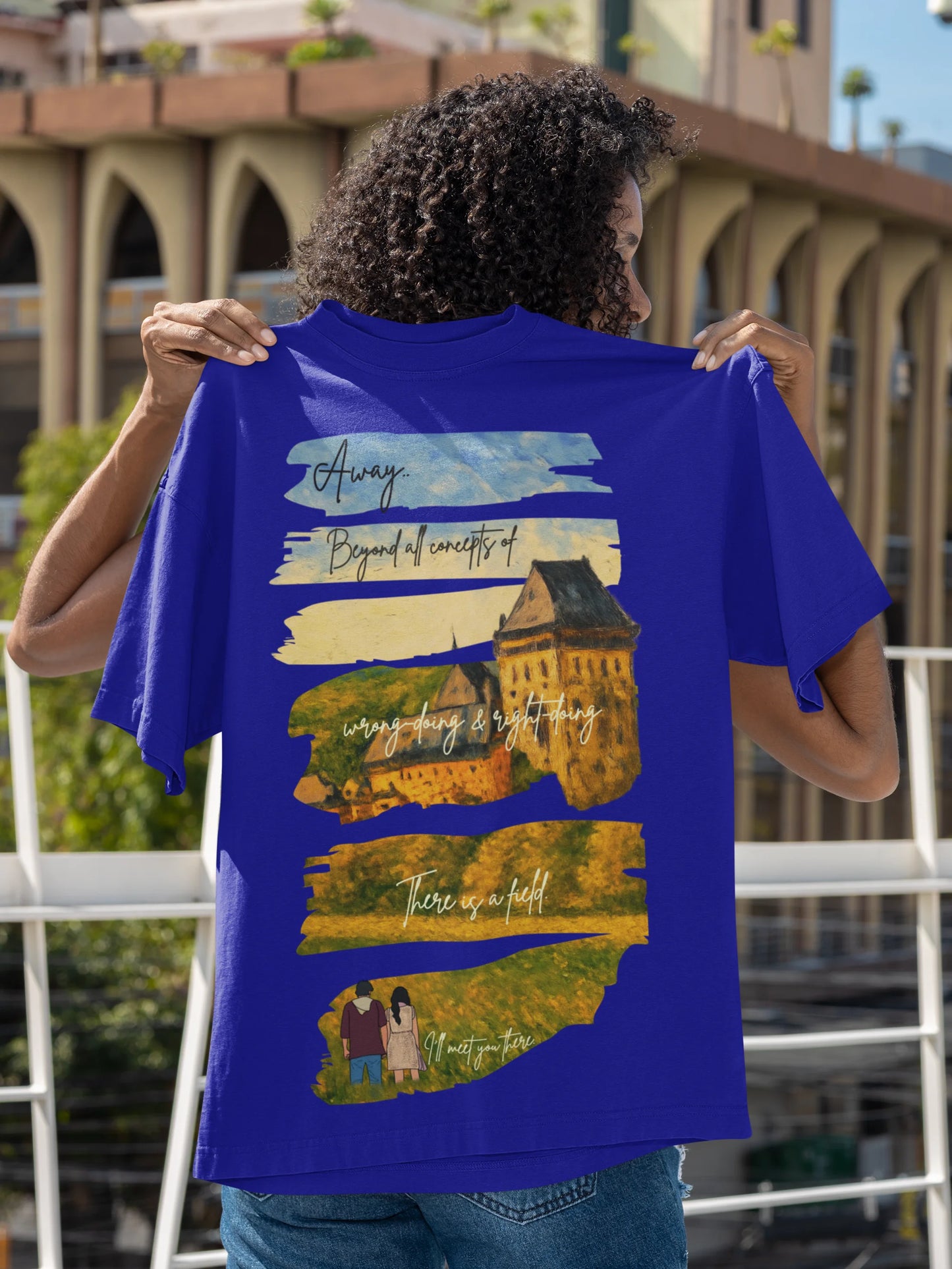 Beyond All Concepts | Filmy | Dropped Sleeve Unisex Tee