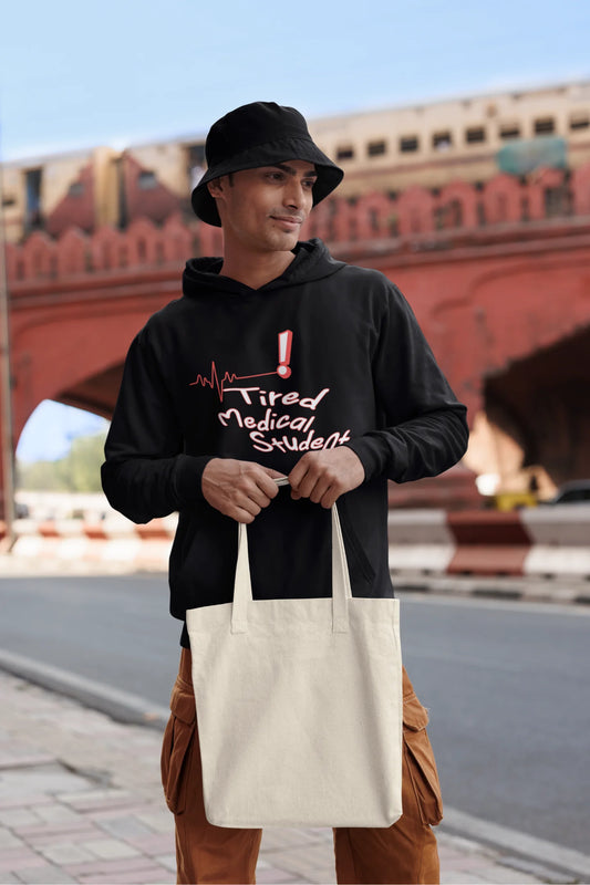 Tired Medico | Drip Anatomy |  Premium Unisex Hoodie