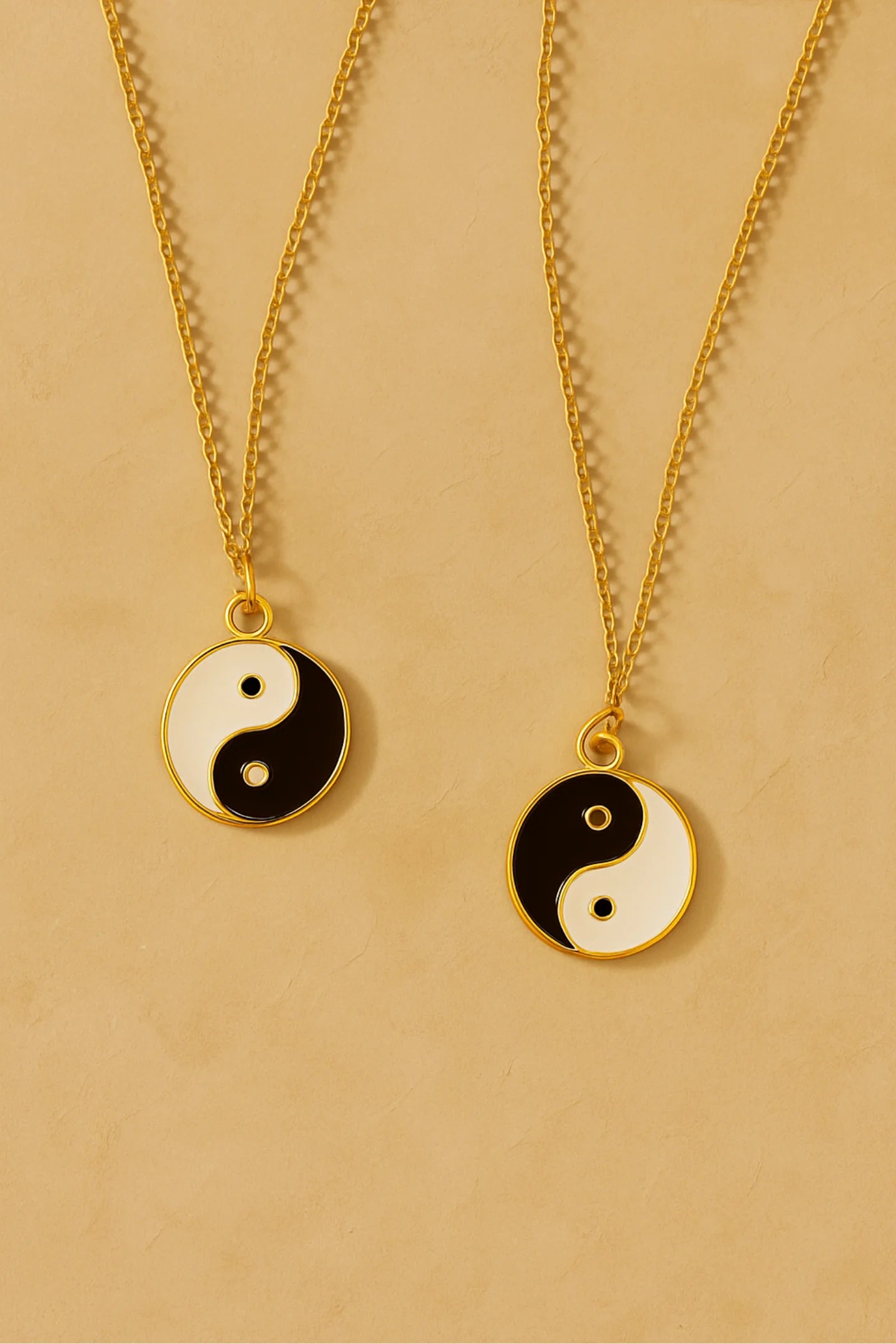 Yin and Yang | Couples | Anti-Tarnish Golden Chain