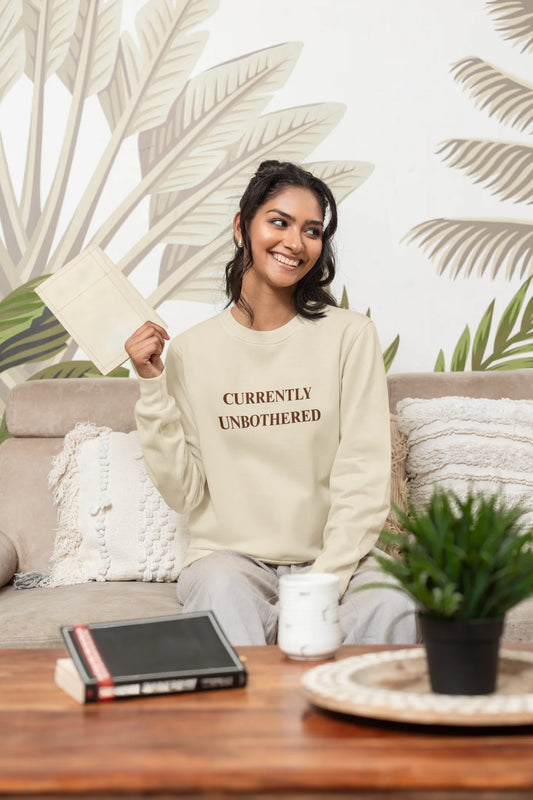 Currently Unbothered | Pinterest | Unisex Sweatshirt