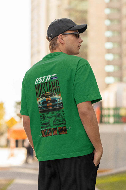 Mustang GT | Super Cars | Dropped Sleeve Unisex Tee