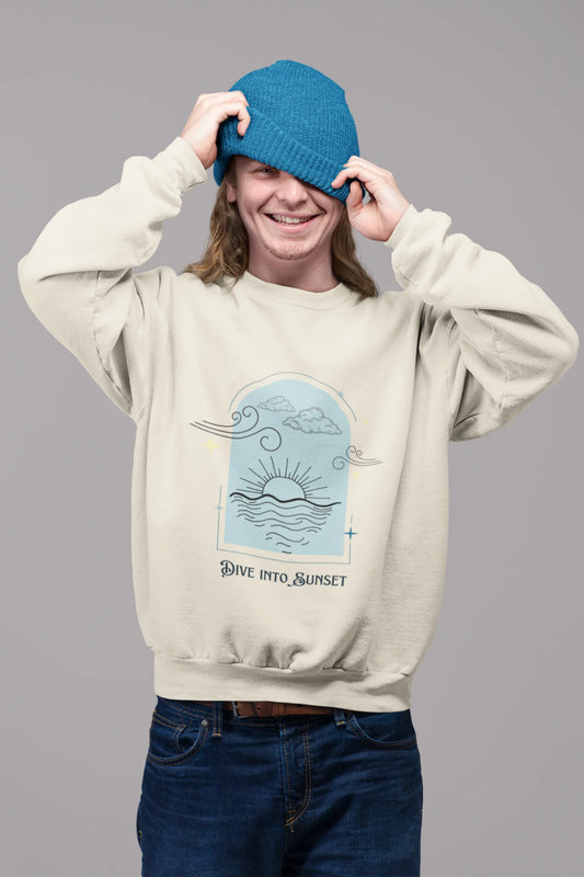 Dive into sunset | Aesthetic | Unisex Sweatshirt