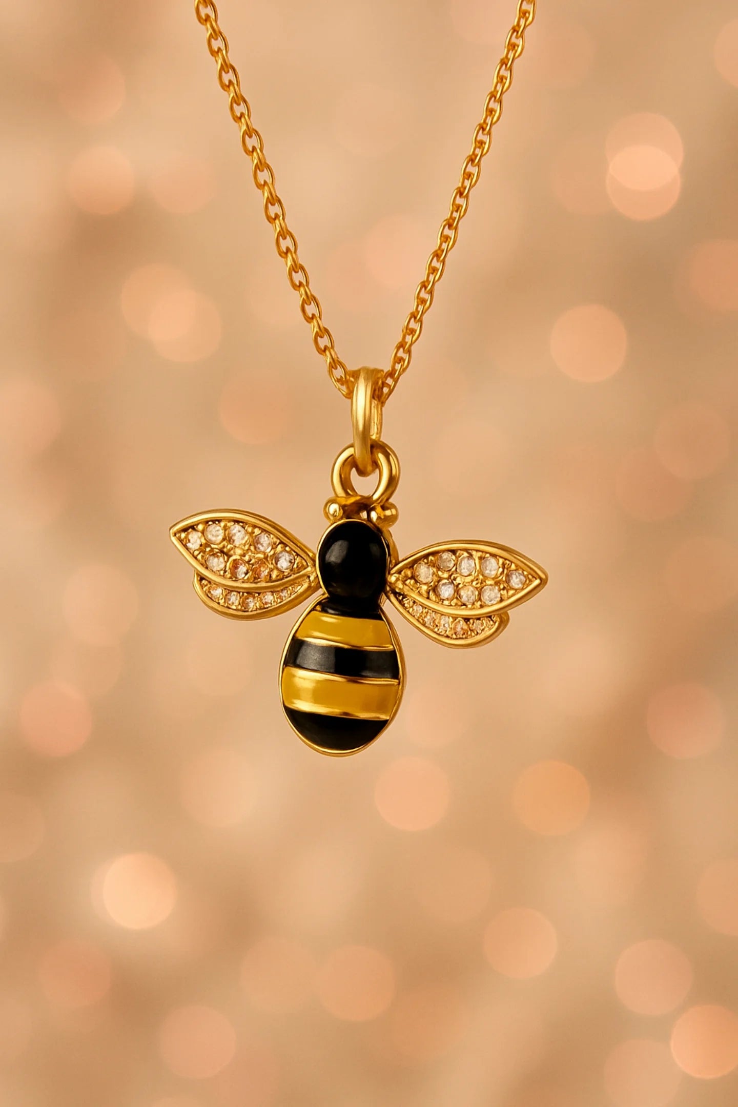 Honey Bee | Anti-Tarnish Golden Chain