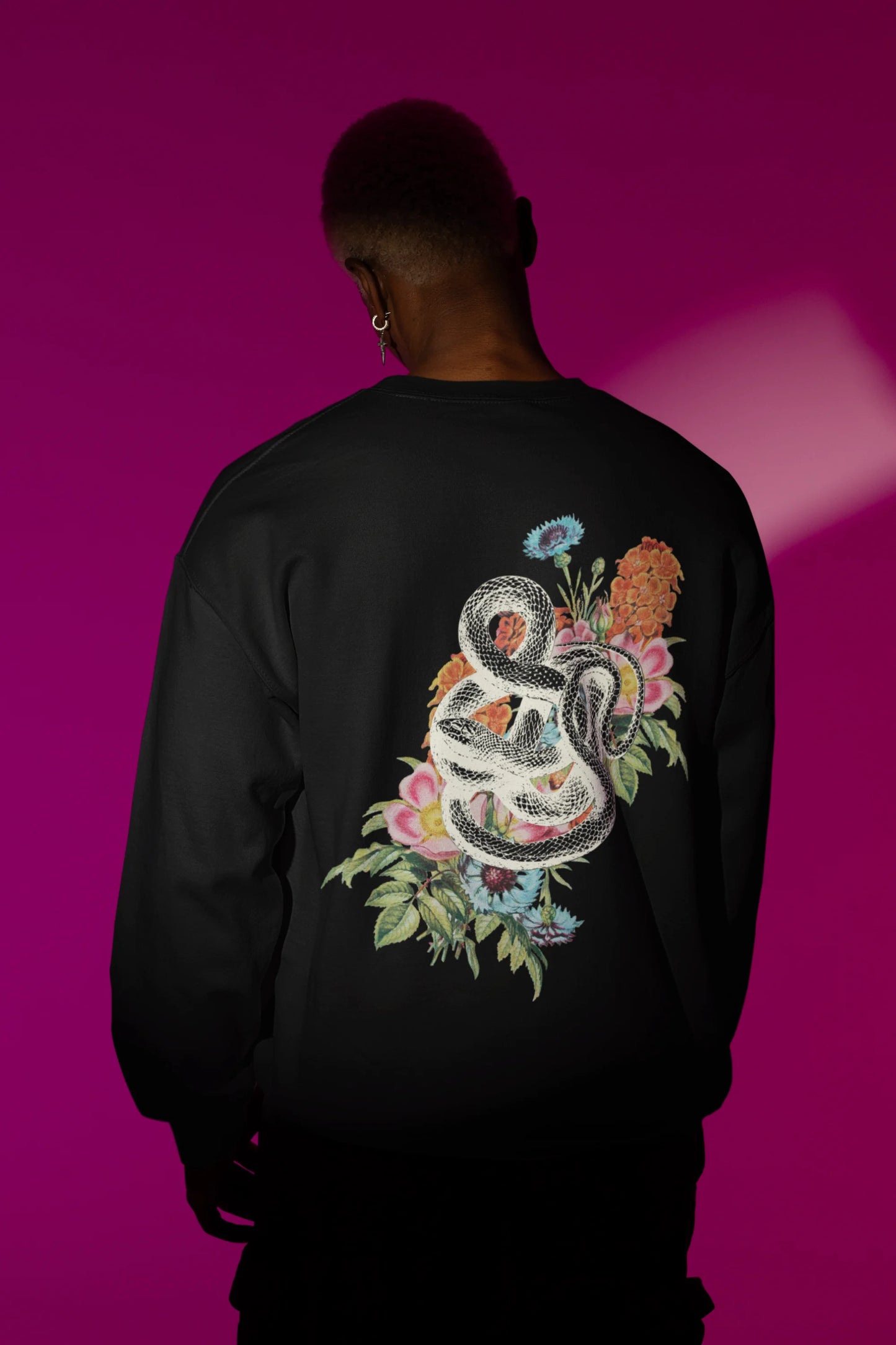 Serpent Bloom | Wildlife | Unisex Sweatshirt