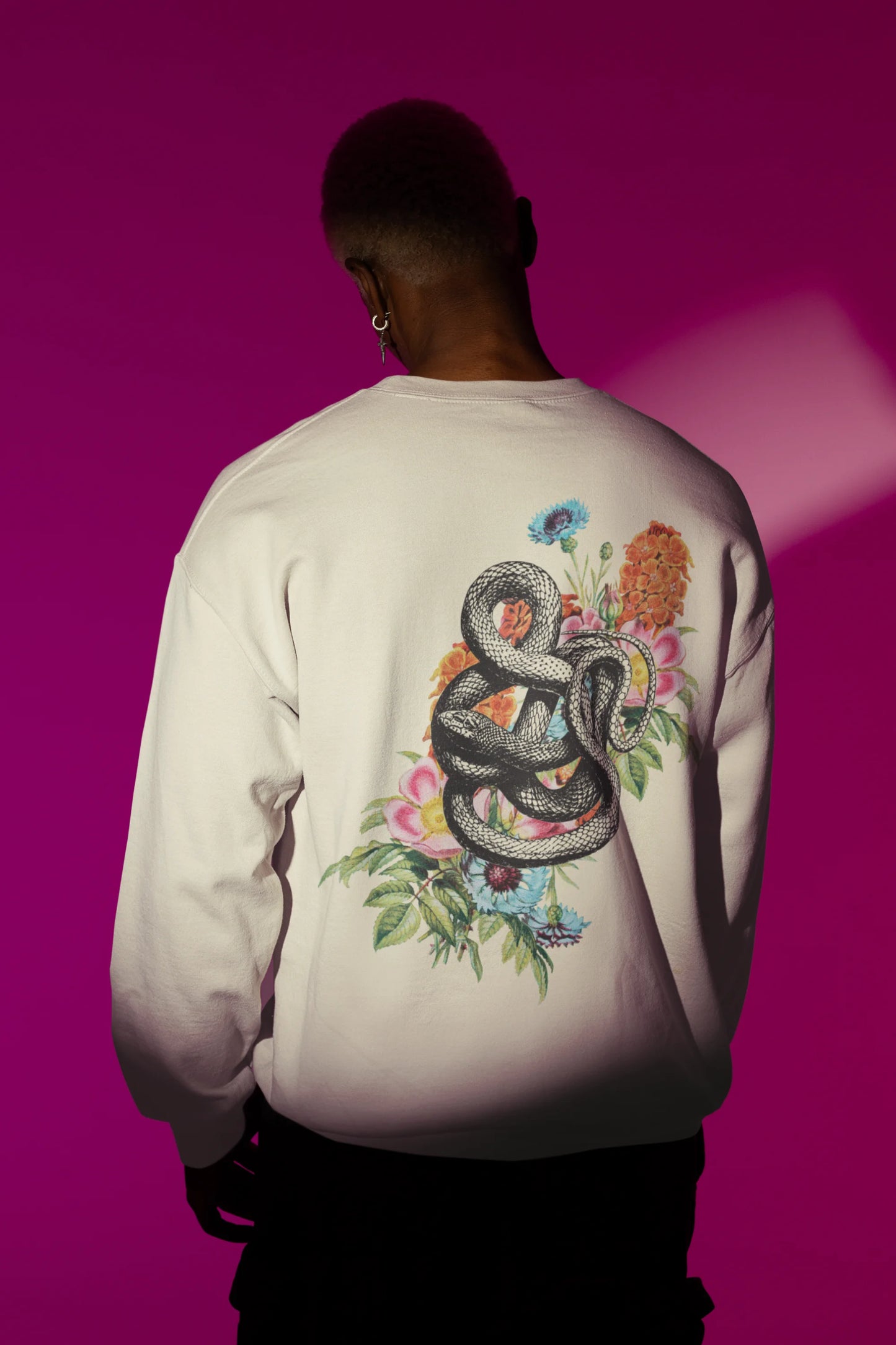 Serpent Bloom | Wildlife | Unisex Sweatshirt