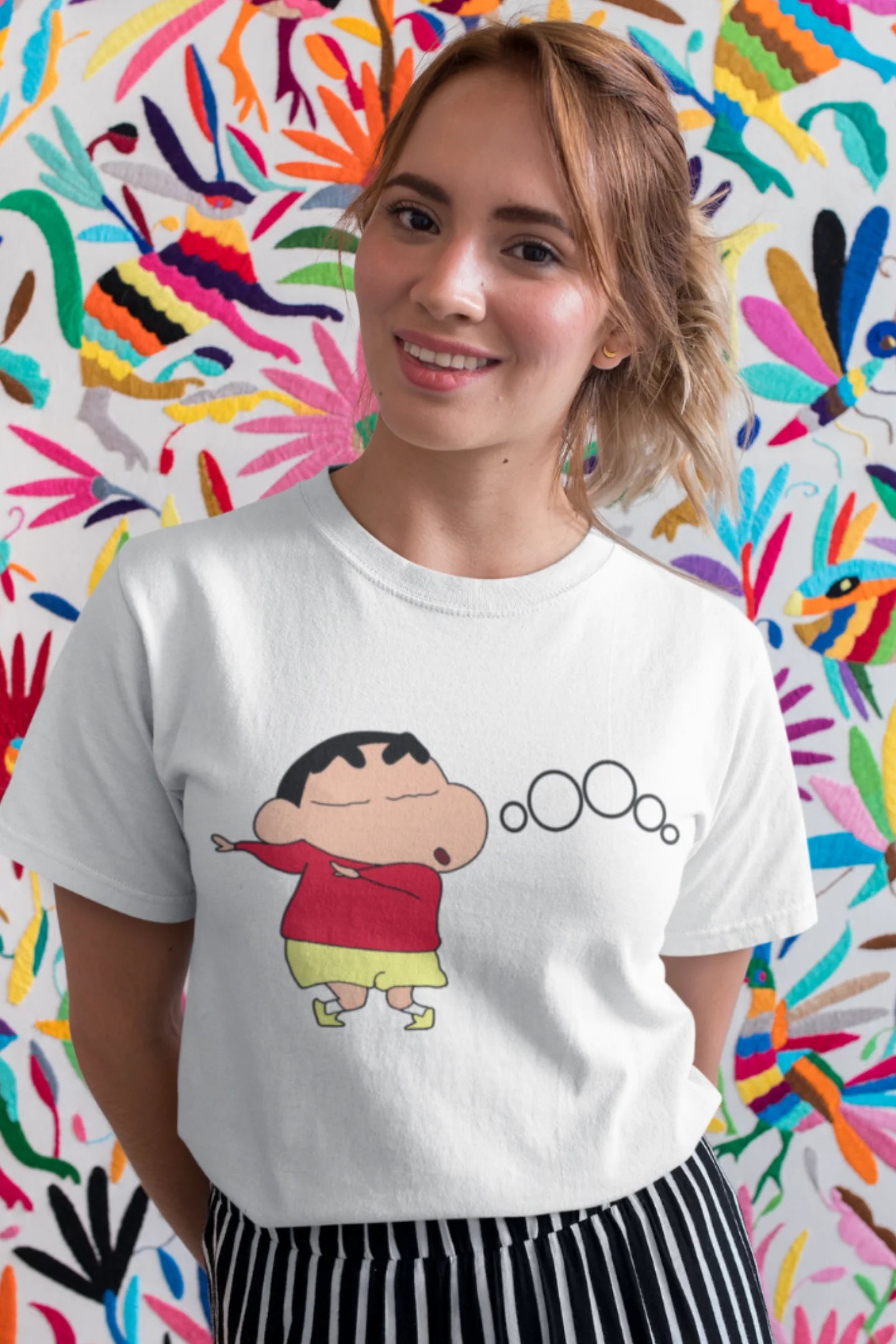 Mischief Maker in Style: Casual Shinchan Tee (Crayon Shinchan)