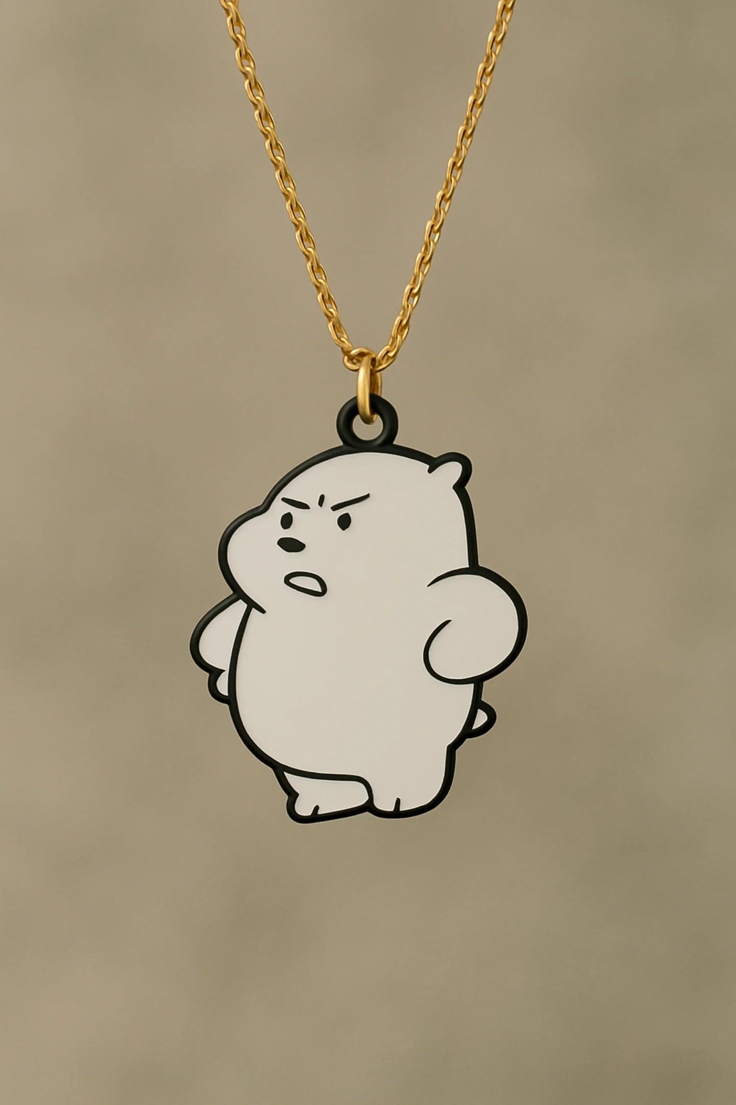 Ice Bear | Aesthetic | Anti-Tarnish Golden Chain