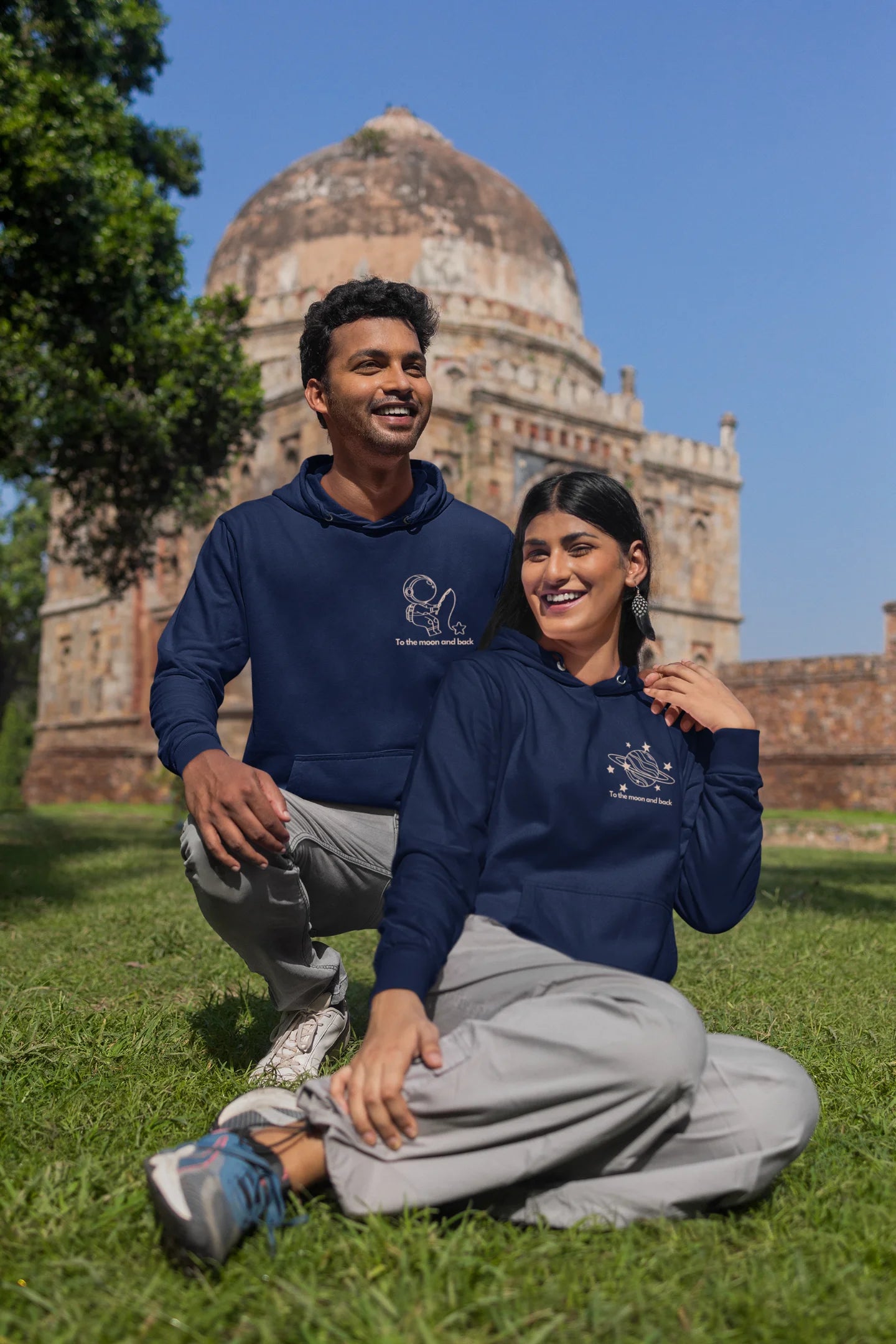 Space Couples | Lovey Dovey | Premium Unisex Winter Hoodies