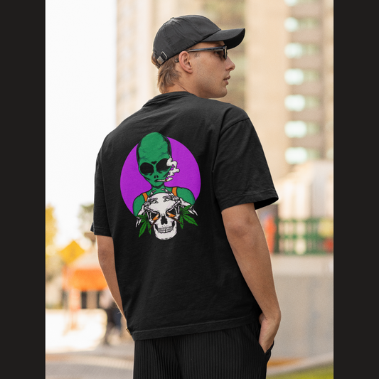 Green leaf | Dropped Sleeve Unisex T-Shirt