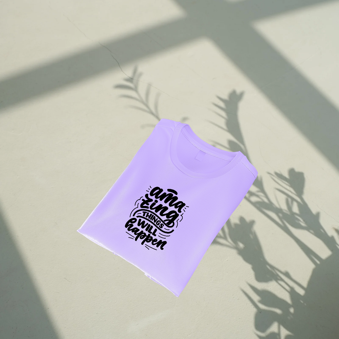 Amazing things | Premium Oversized Crop Top