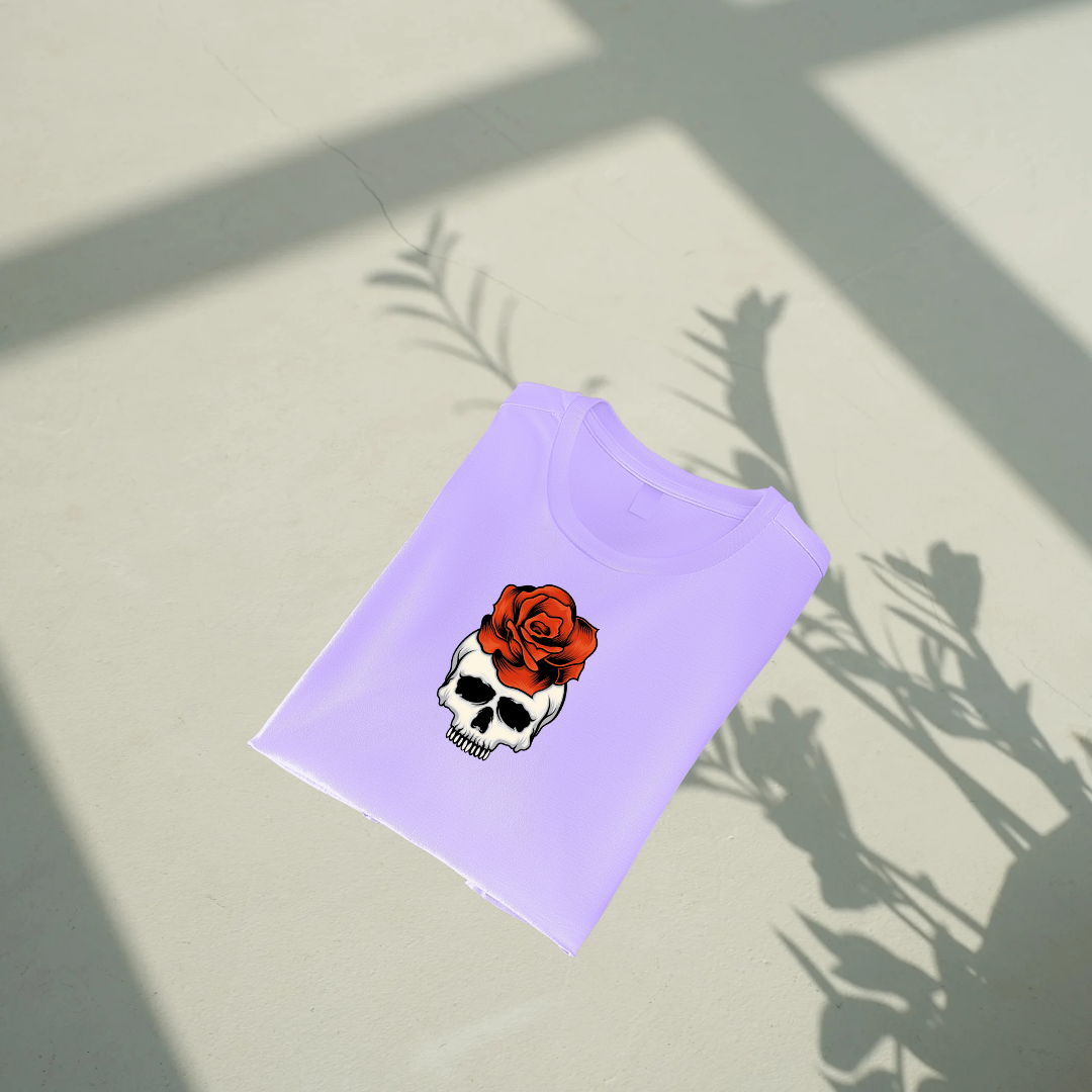 Dread Rose | Premium Oversized Crop Top