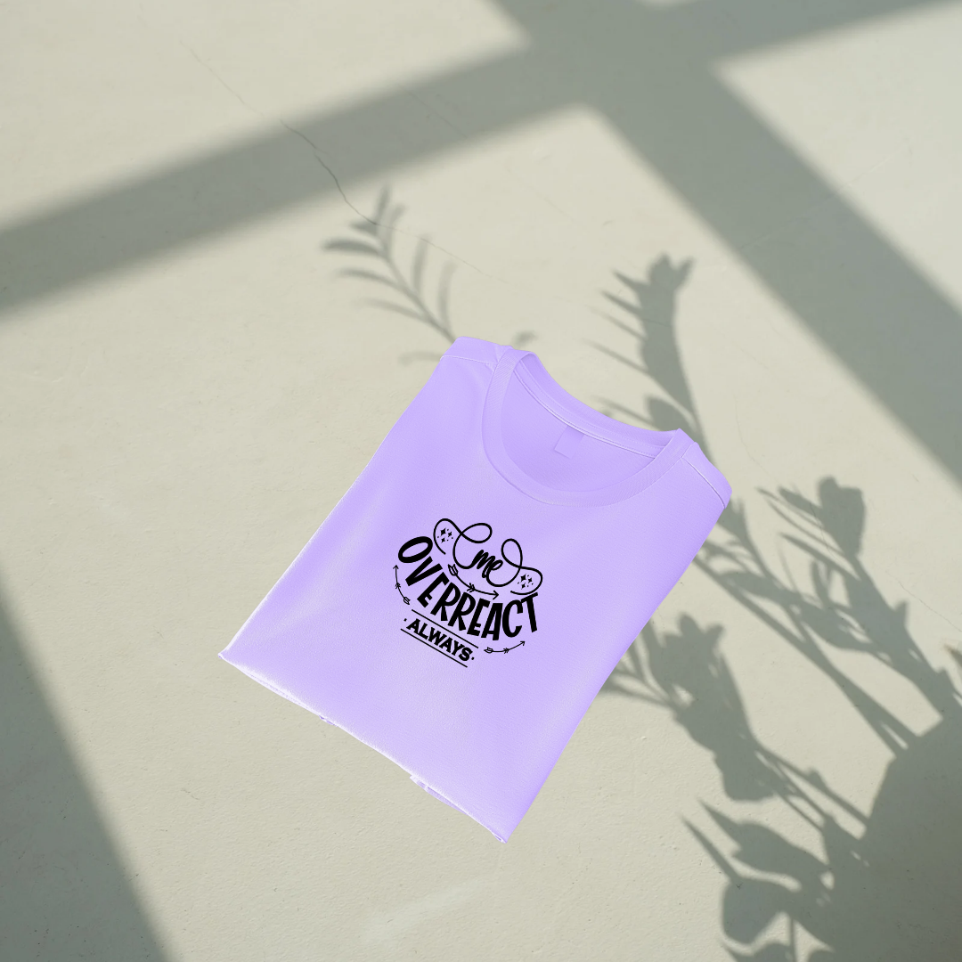 Overreact | Premium Oversized Crop Top