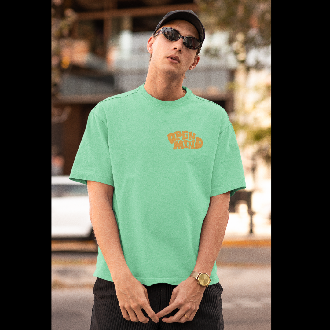Open mind | Dropped Sleeve Unisex T-Shirt
