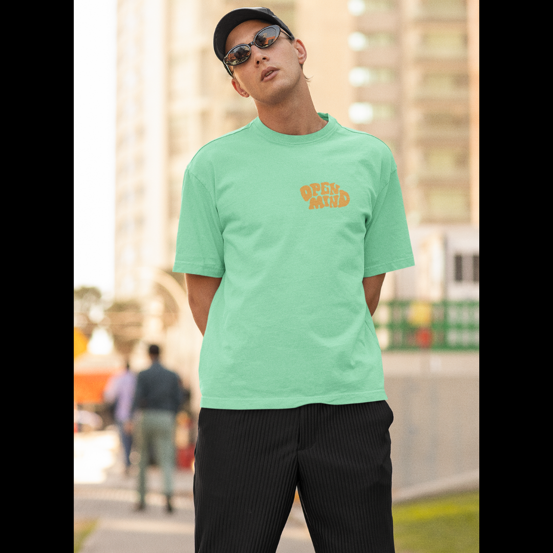 Open mind | Dropped Sleeve Unisex T-Shirt