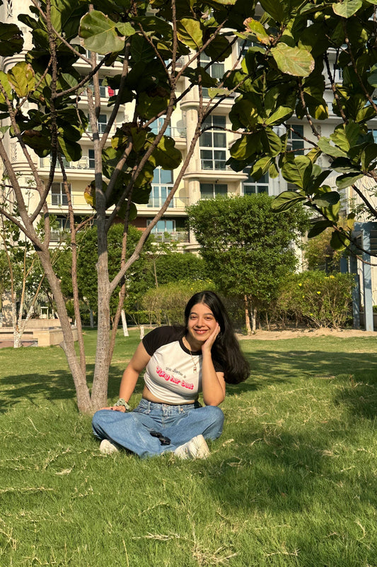 Trying Her Best | Shaw tees | Slim Fit Crop Top