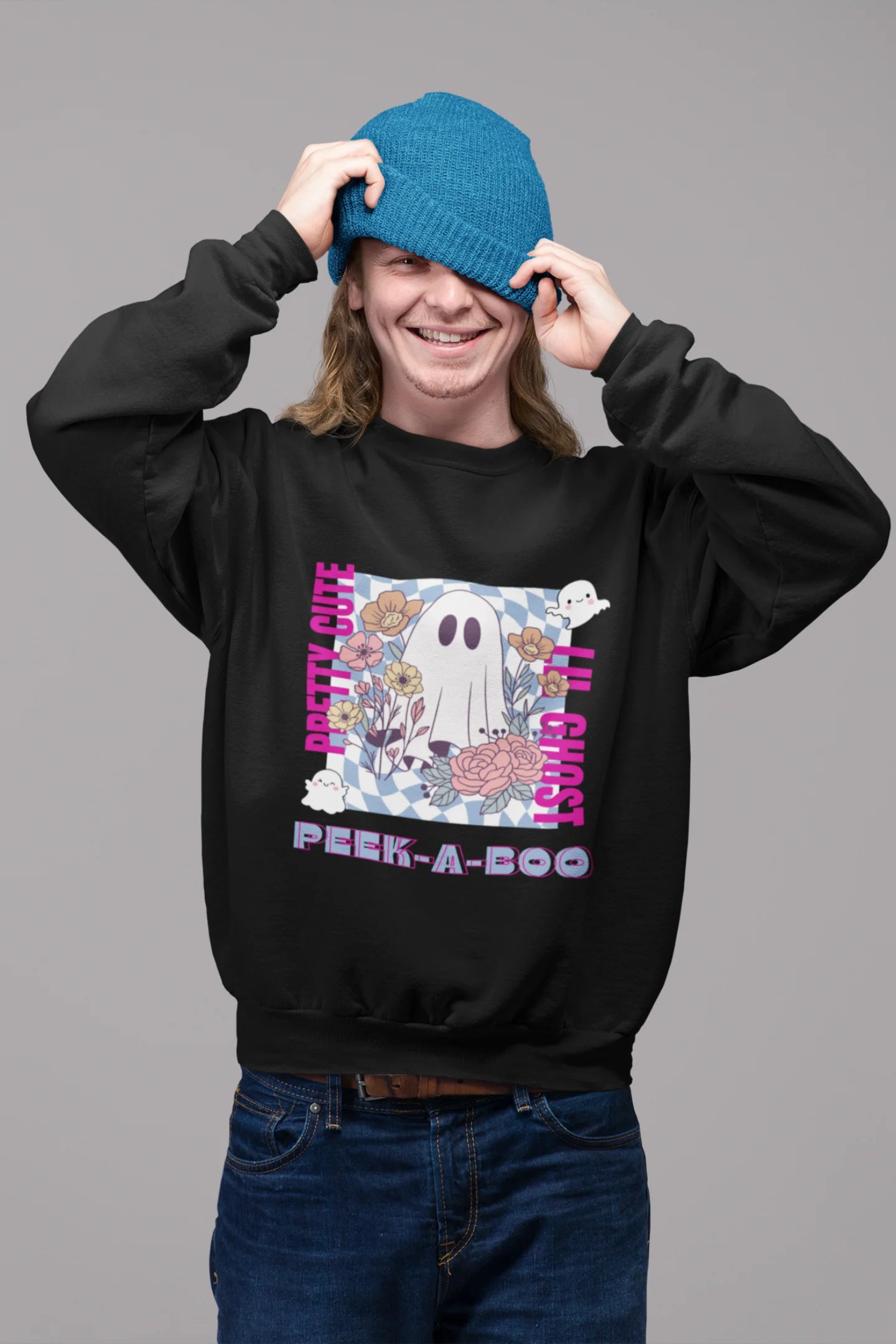 Pretty Cute Little Ghost | Aesthetic | Unisex Sweatshirt