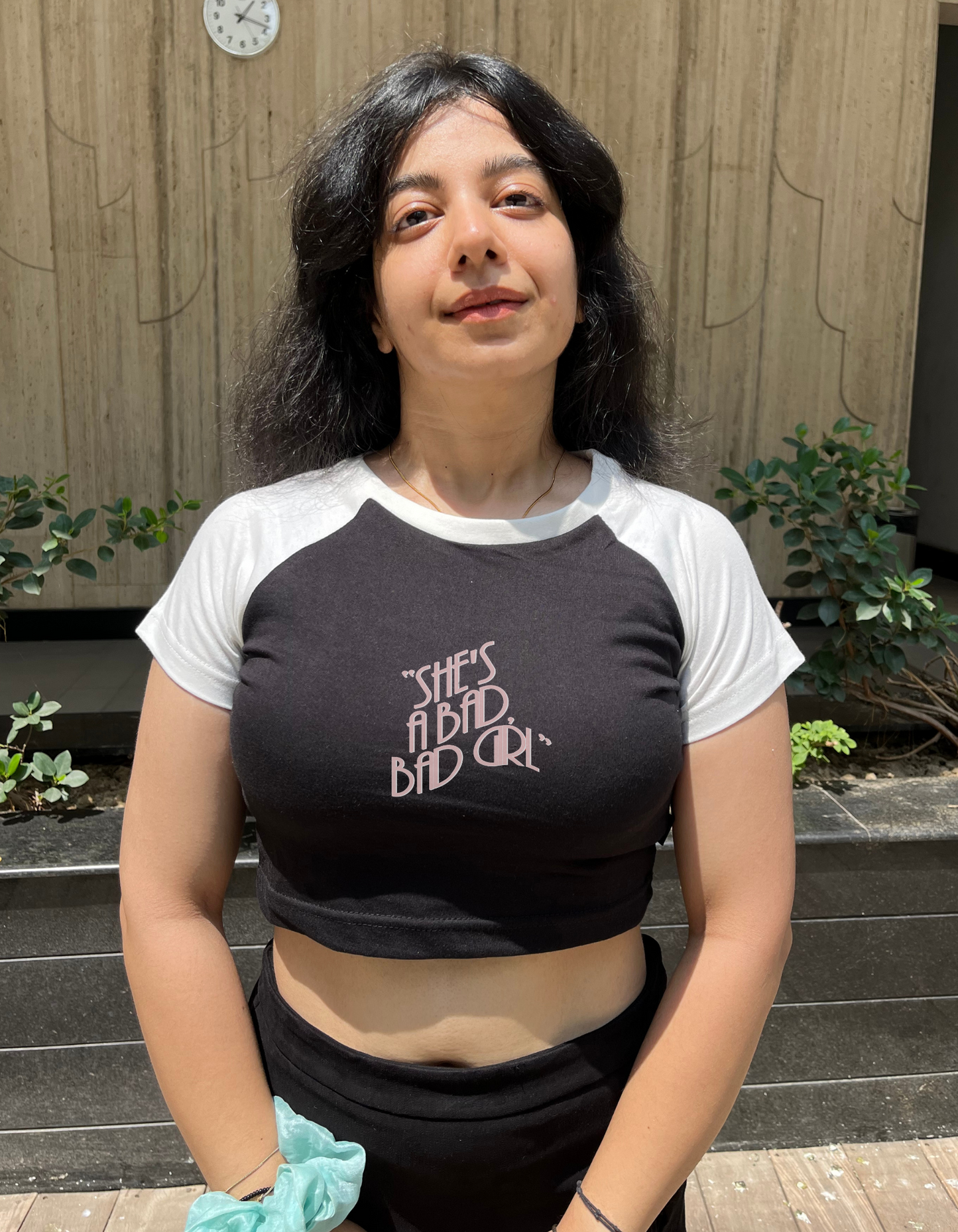 Bad Bad Girl | Shaw tees | Slim Fit Crop Top