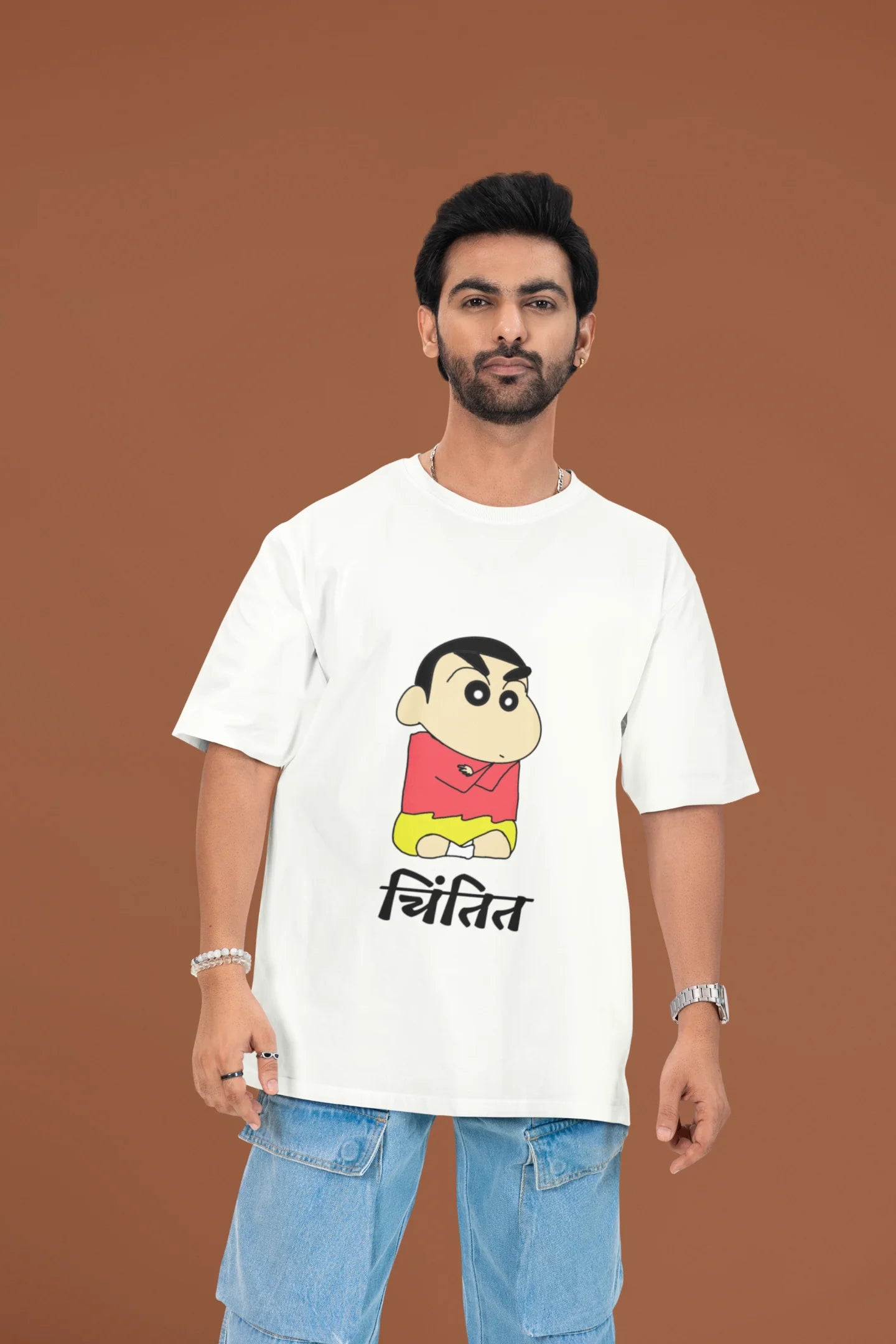 Chintit | Shinchan | Men's Dropped Sleeve Tee