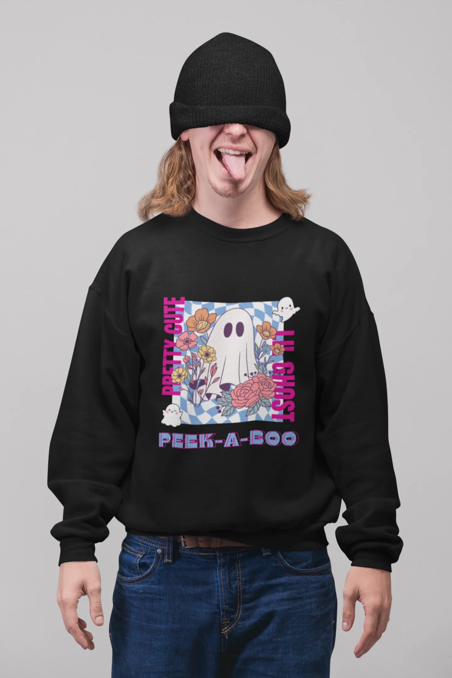 Pretty Cute Little Ghost | Aesthetic | Unisex Sweatshirt