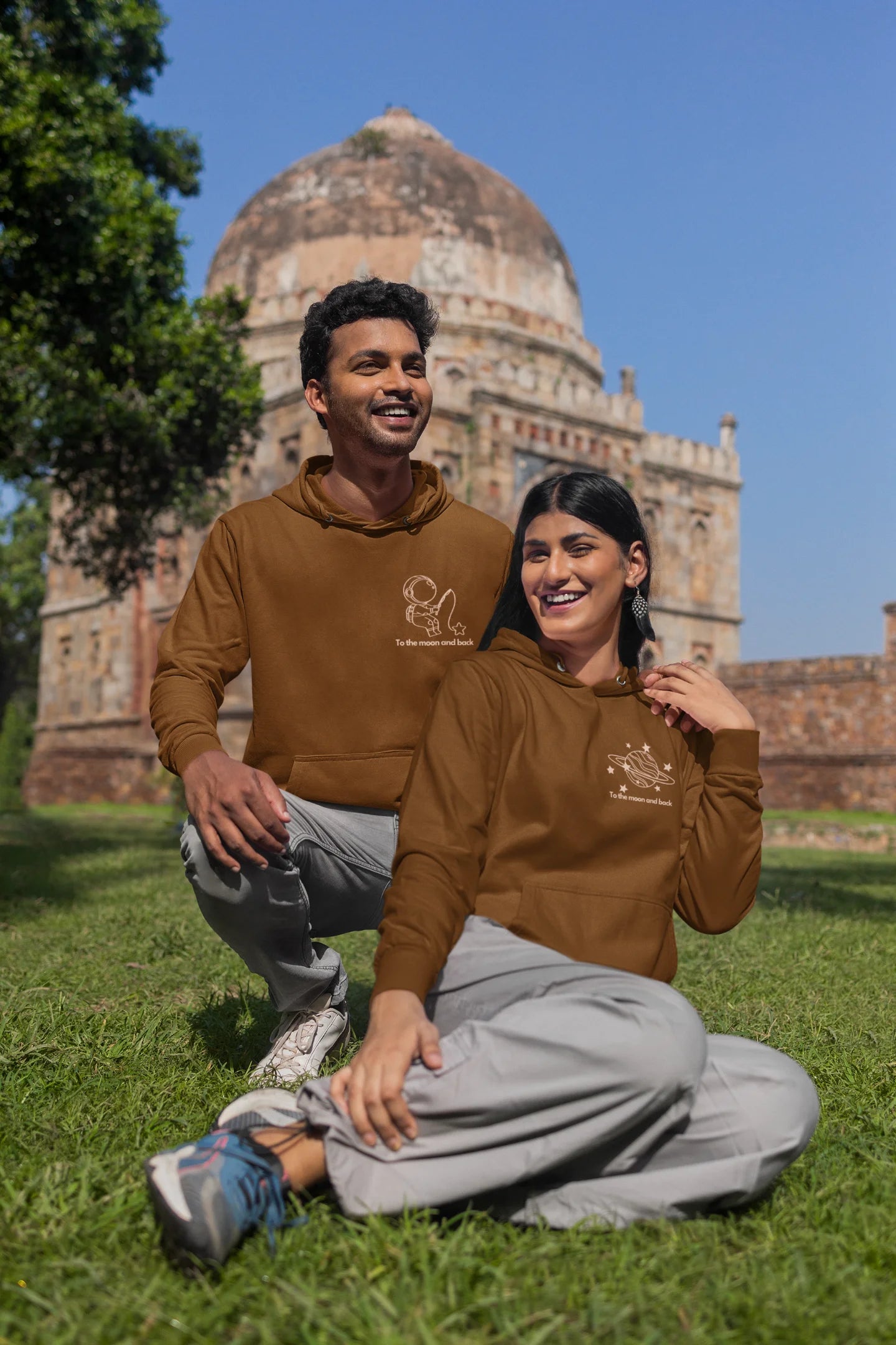 Space Couples | Lovey Dovey | Premium Unisex Winter Hoodies