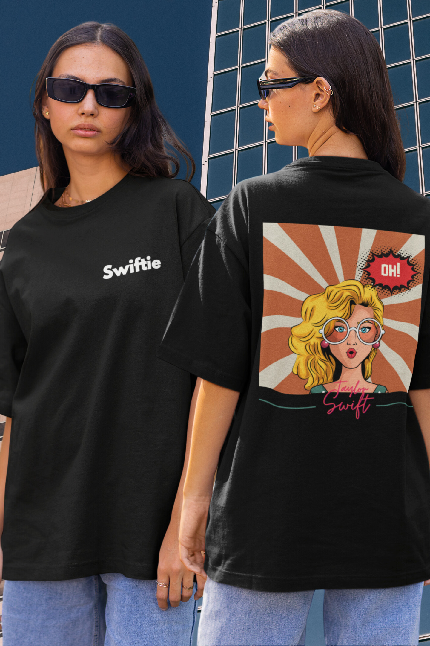 Oh Oh! | Taylor Swift | Premium Oversized Half Sleeve Unisex T-Shirt