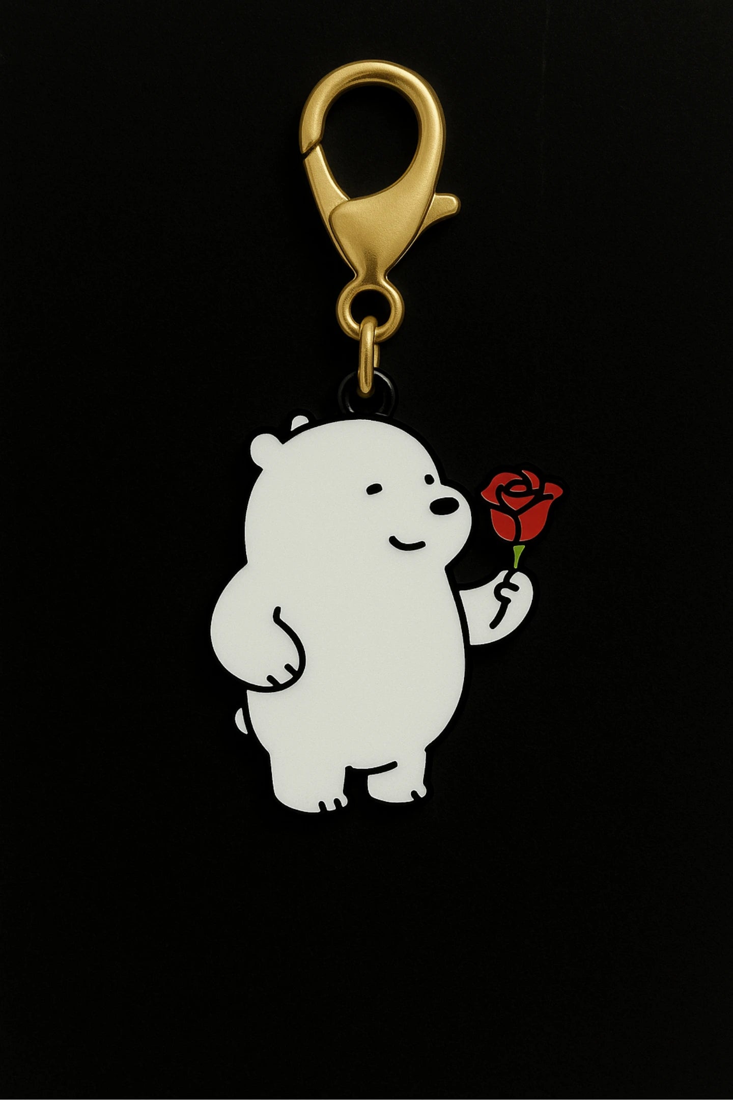 Ice Bear Rose | Couple | Keychain
