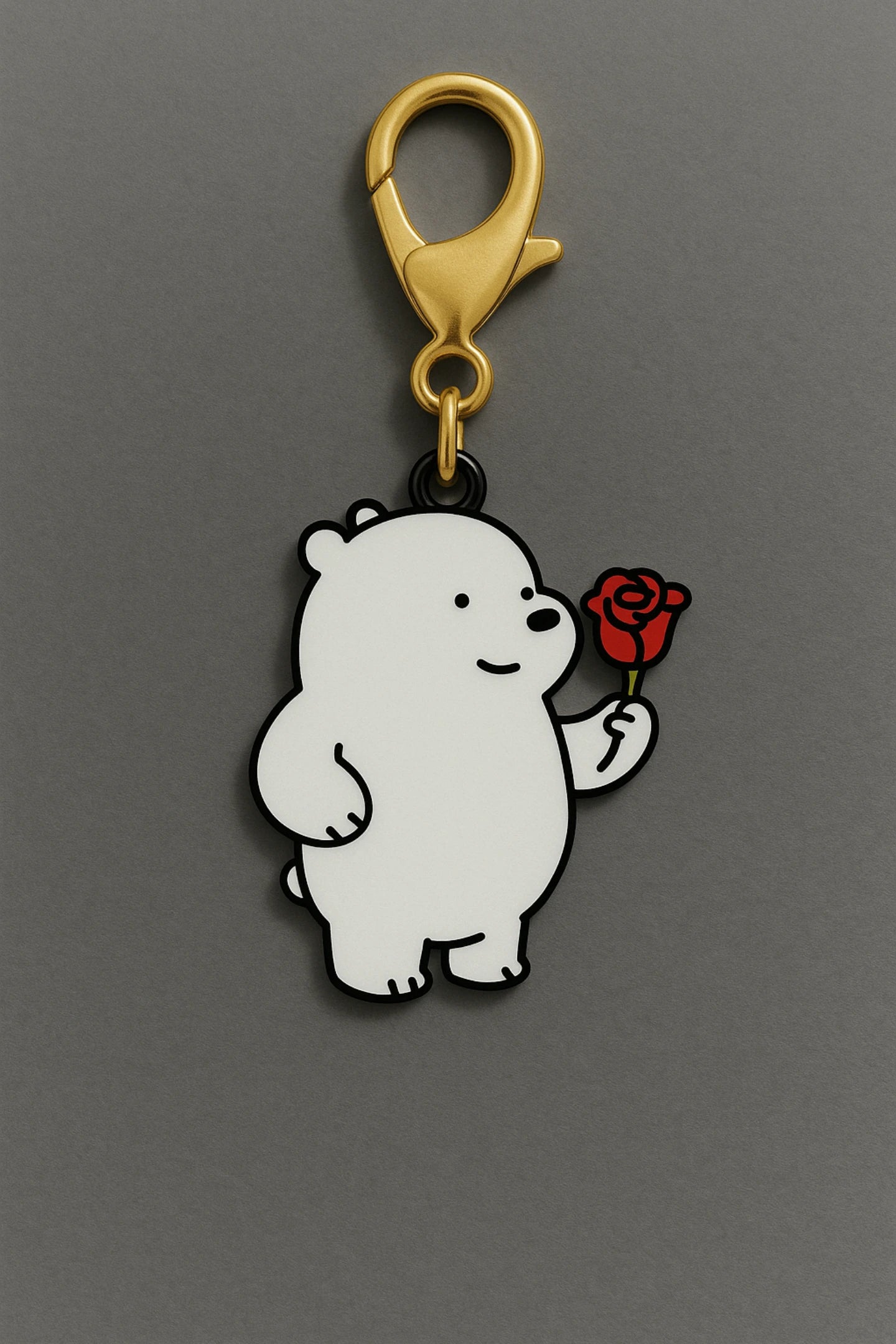 Ice Bear Rose | Couple | Keychain