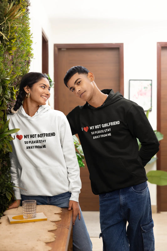 Hot BF and Hot GF | Lovey Dovey | Premium Unisex Winter Hoodies