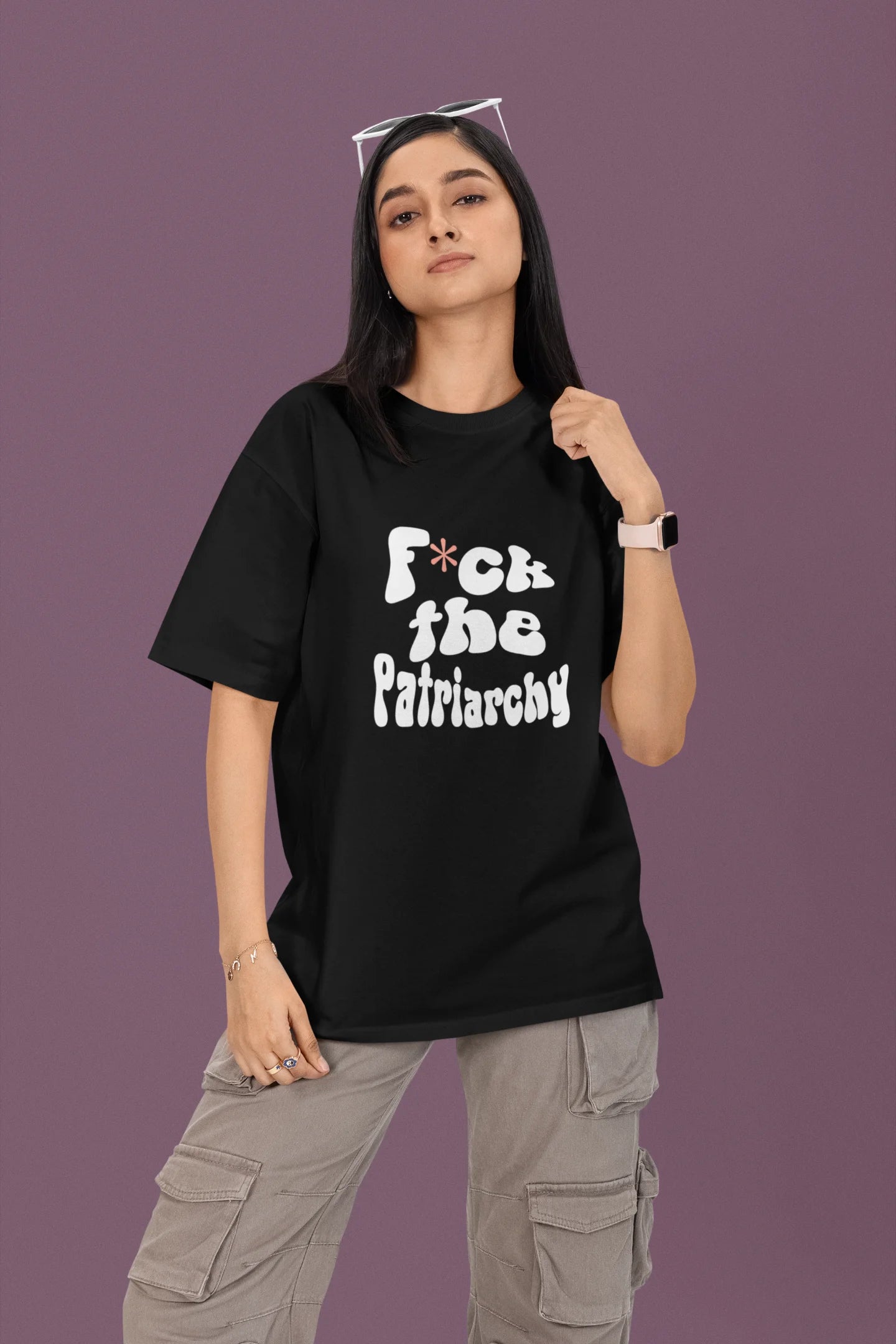 F**k the Patriarchy | T.S | Dropped Sleeve Unisex Tee