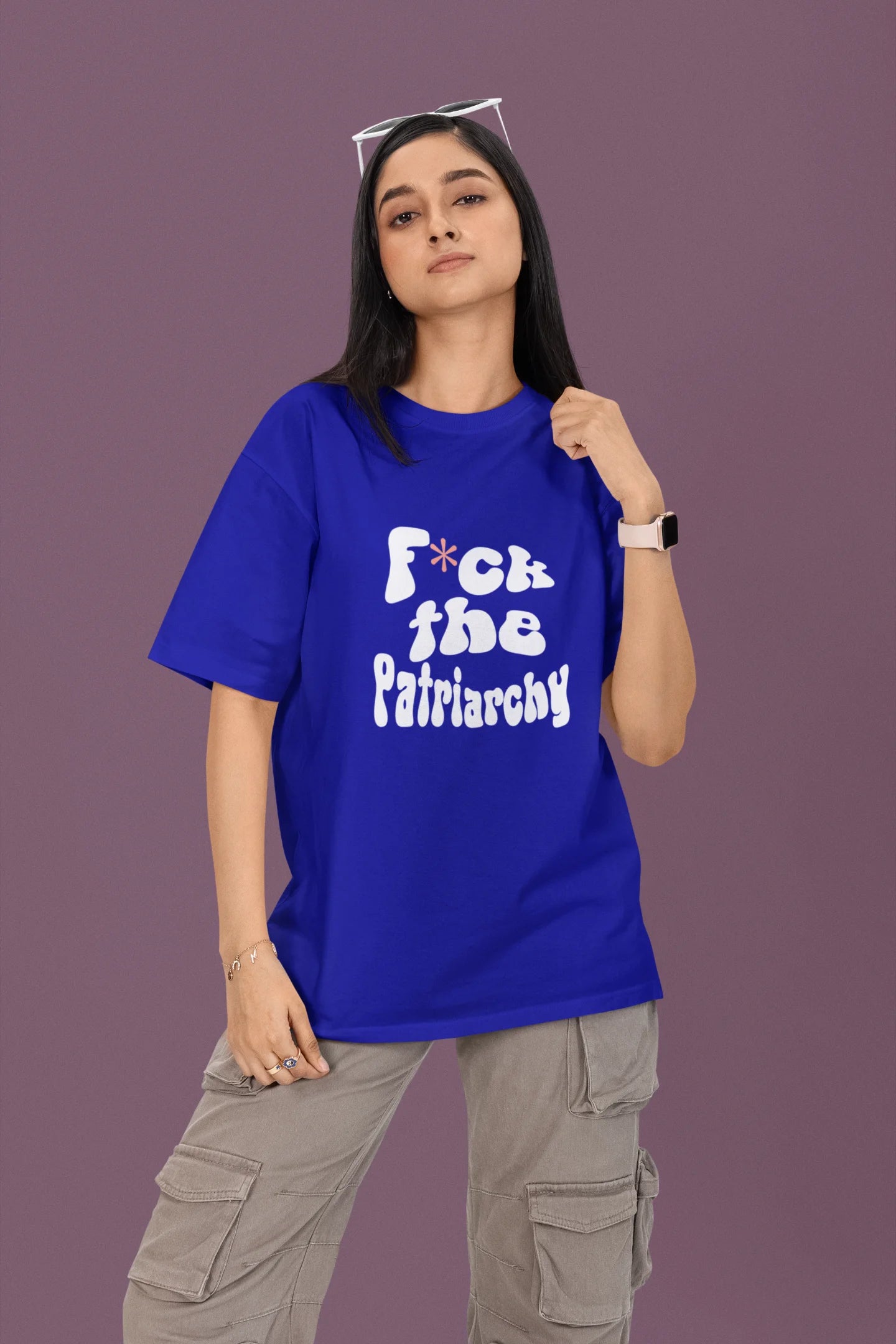 F**k the Patriarchy | T.S | Dropped Sleeve Unisex Tee