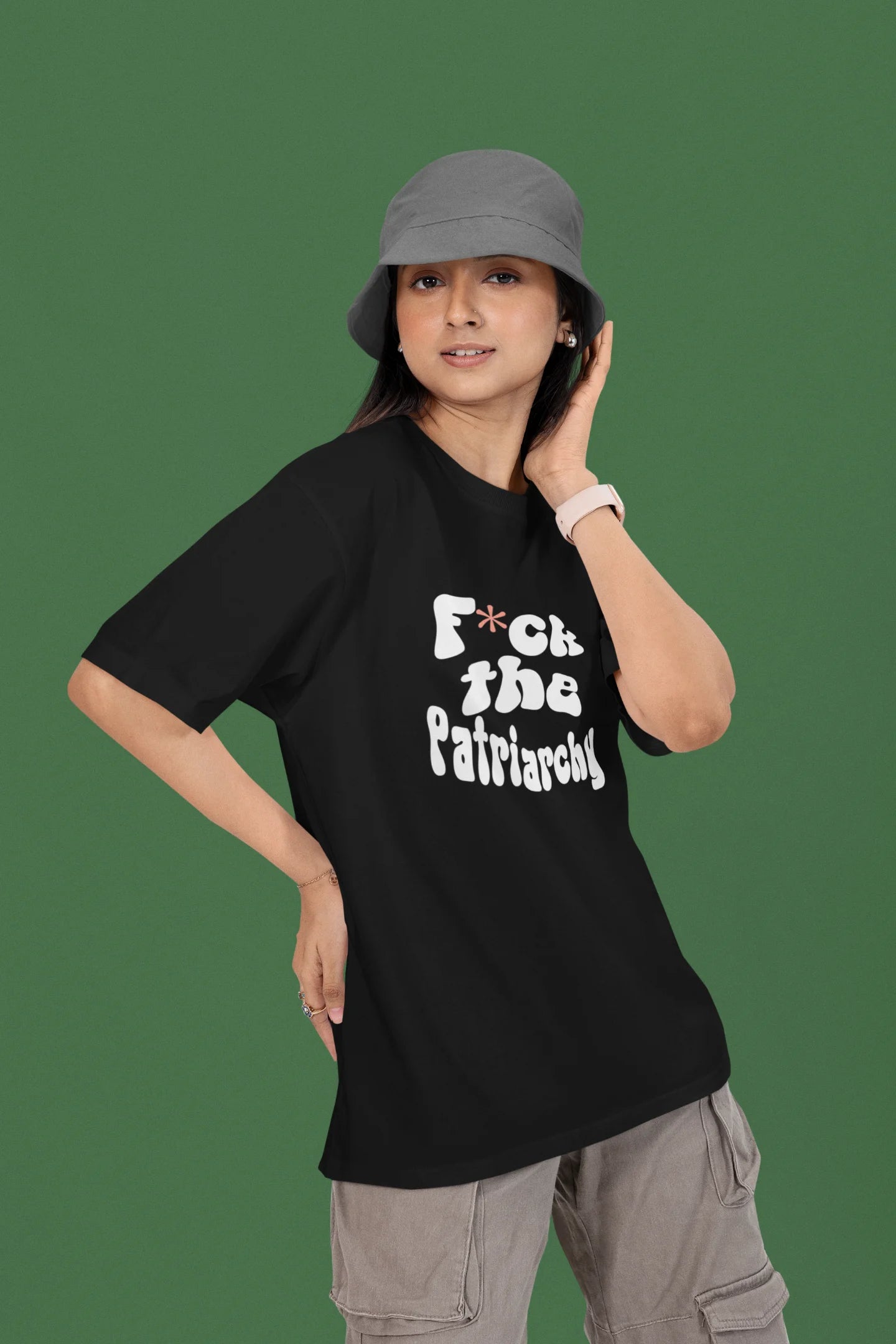 F**k the Patriarchy | T.S | Dropped Sleeve Unisex Tee